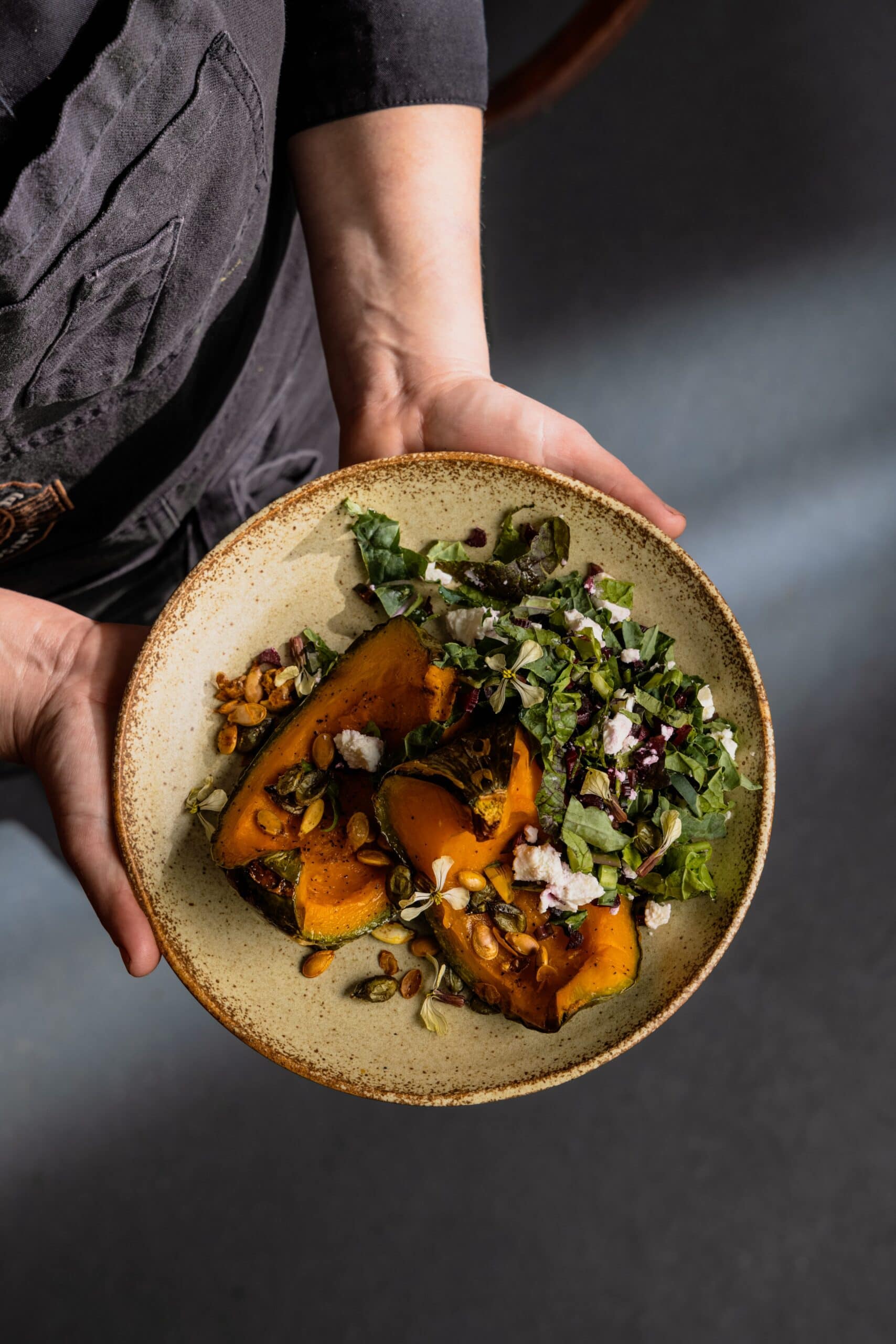 Pumpkin dish from Watervale Hotel in Clare Valley.