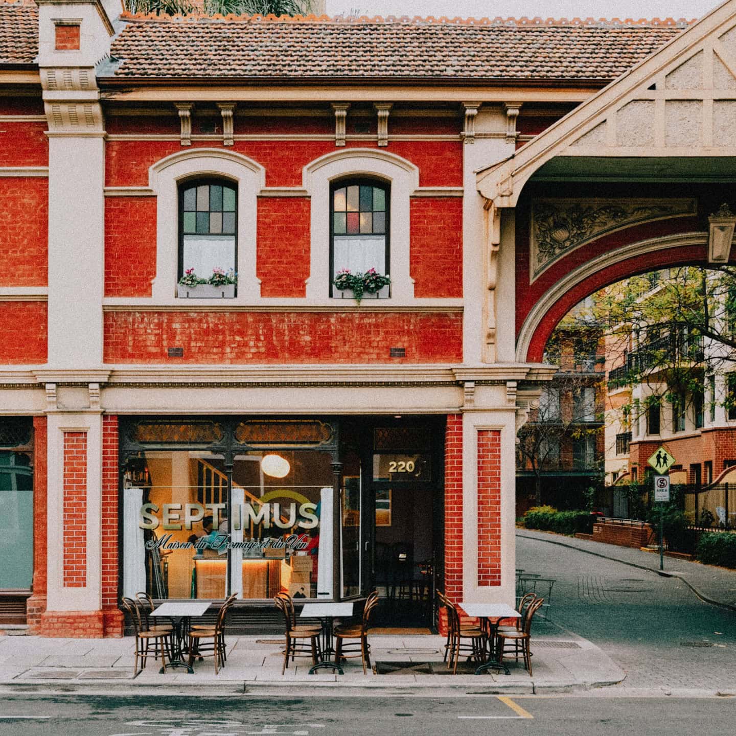 Facade of Septimus Bar in Adelaide.