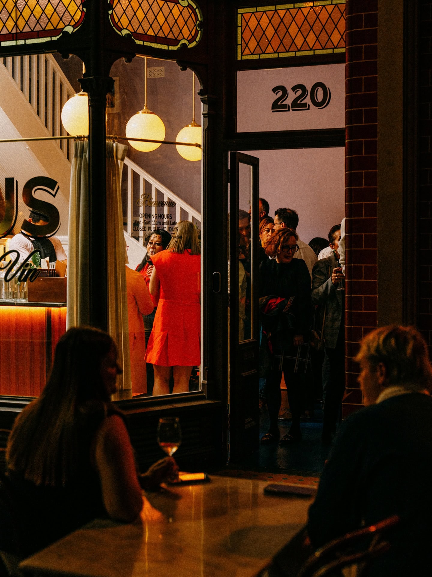 Front window at Septimus Bar in Adelaide,