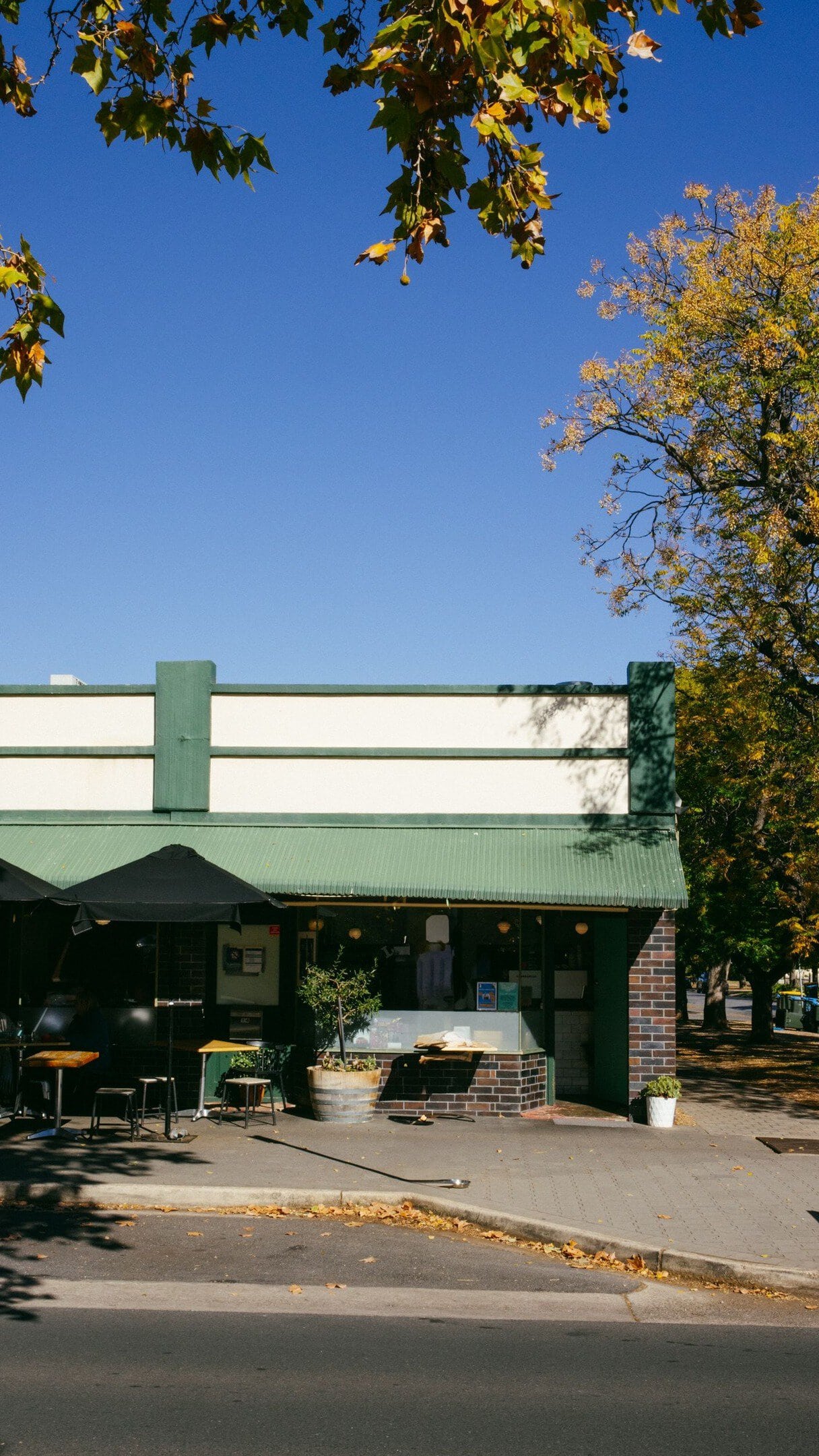 Exterior of Local Crowd cafe in Adelaide.