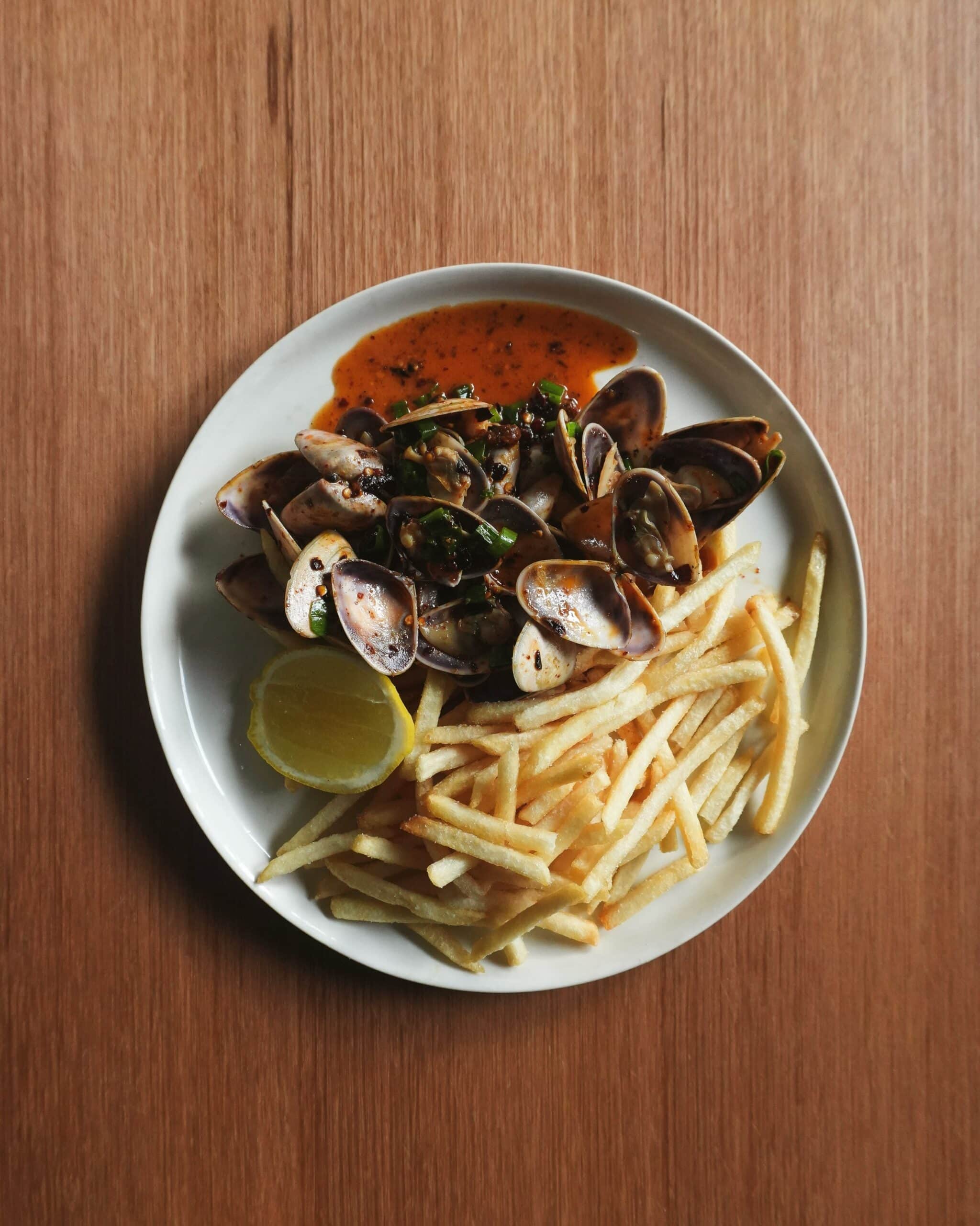 Pipi frites at 2KW Bar in Adelaide.