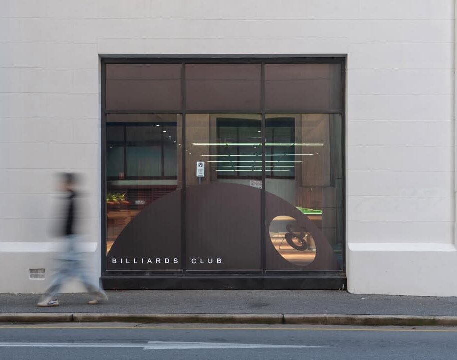 Exterior of Heyball Billiards Club in Adelaide.