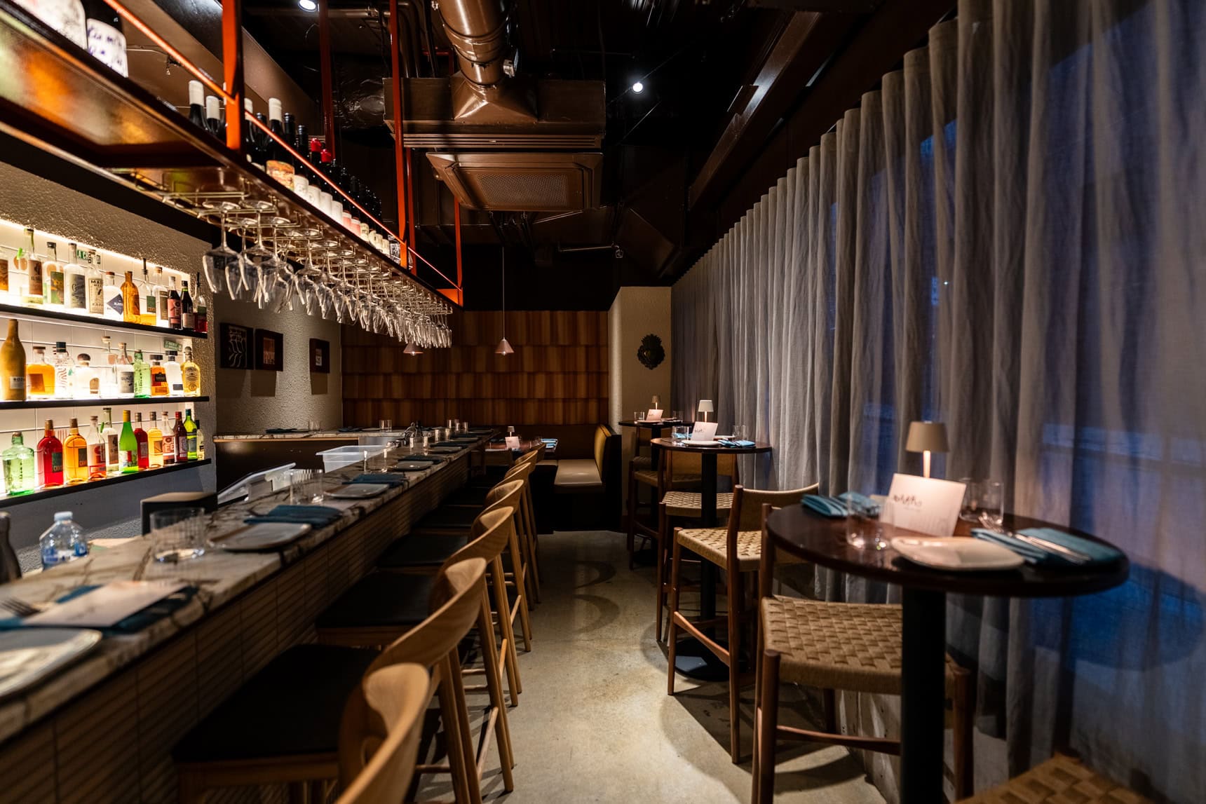 Interiors at Barro in Adelaide.