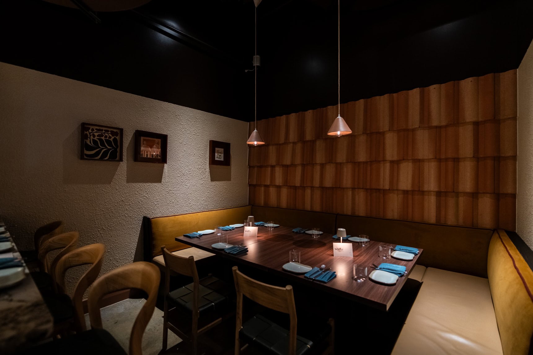 Interiors at Barro in Adelaide.