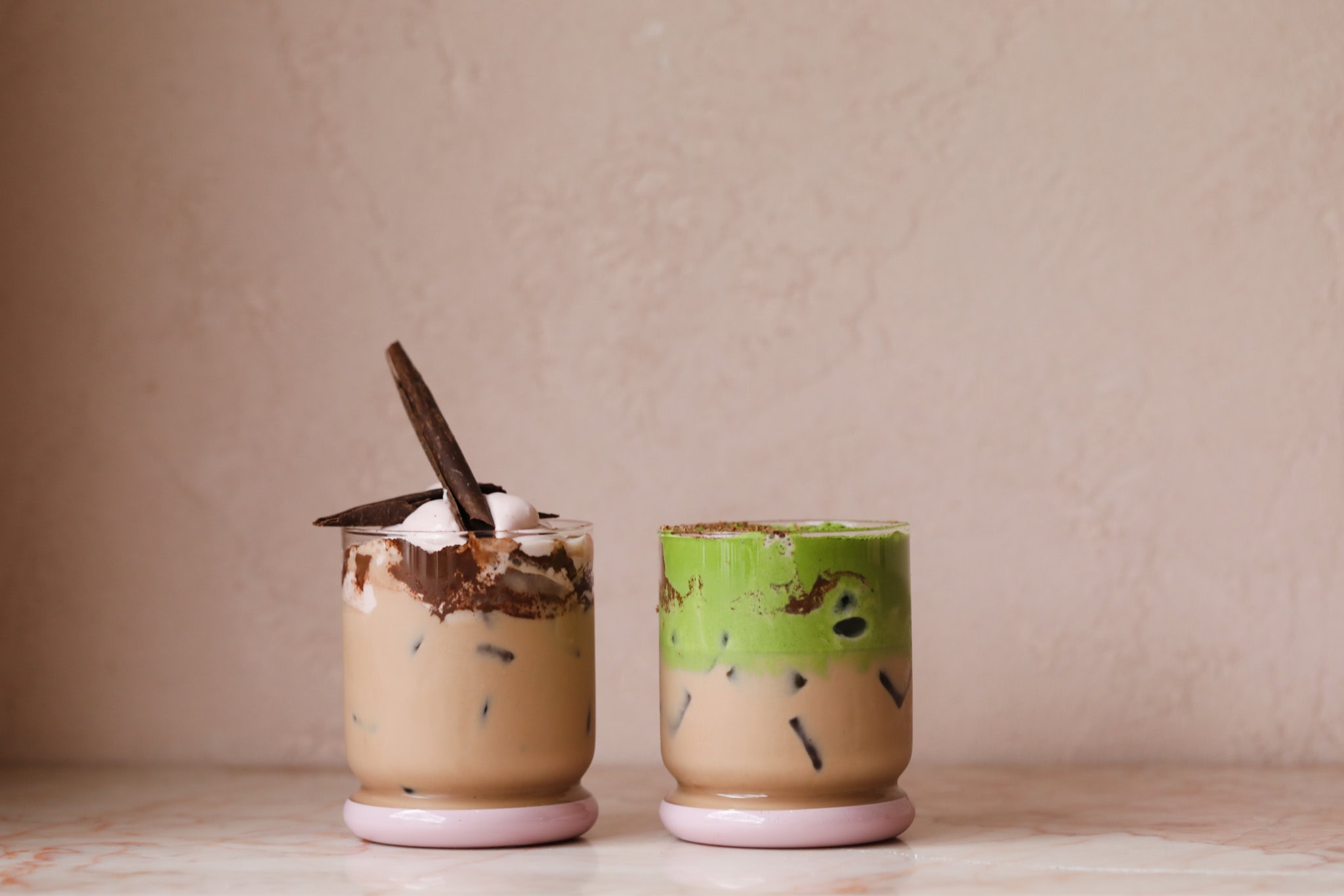Lode x Whittakers Matcha and Chocolate Drinks
