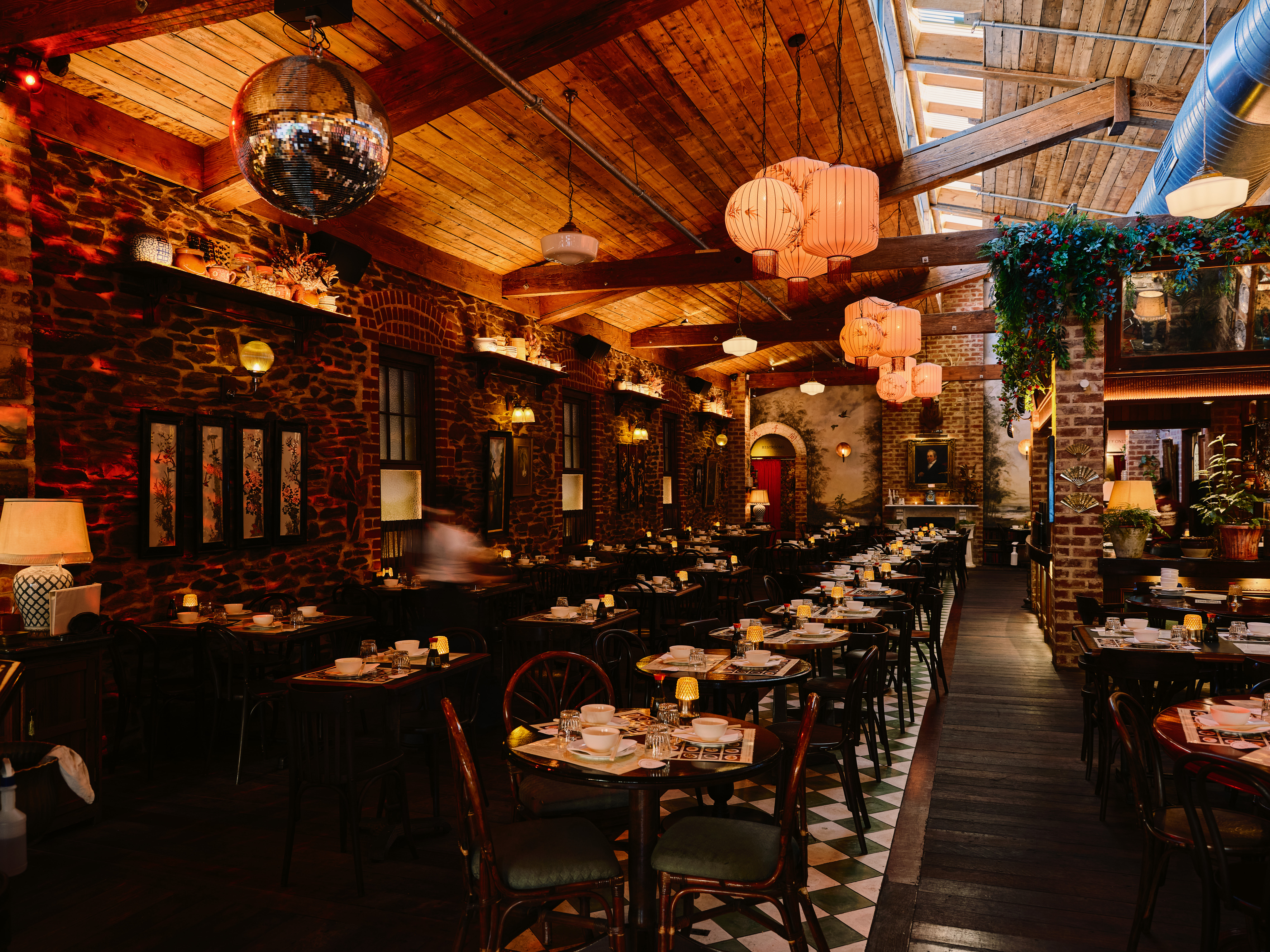 Interior dining area at Rosemont Hall in Adelaide.