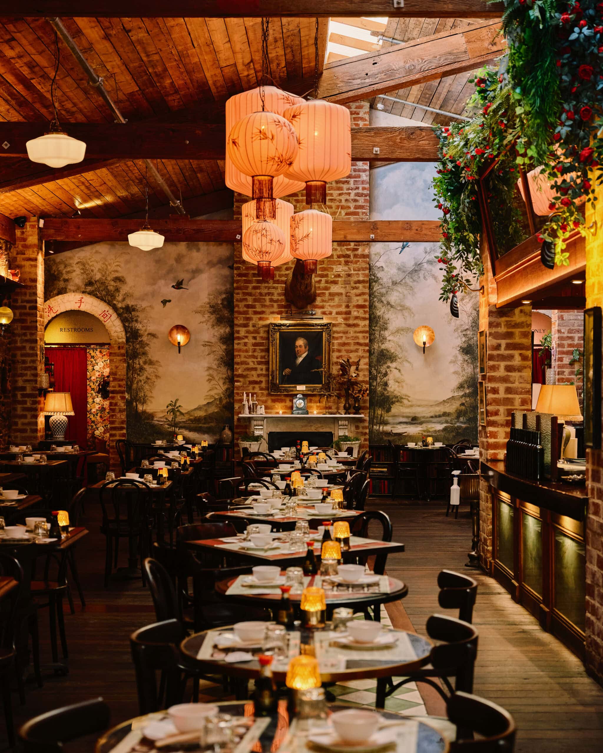 Interior dining area at Rosemont Hall in Adelaide.