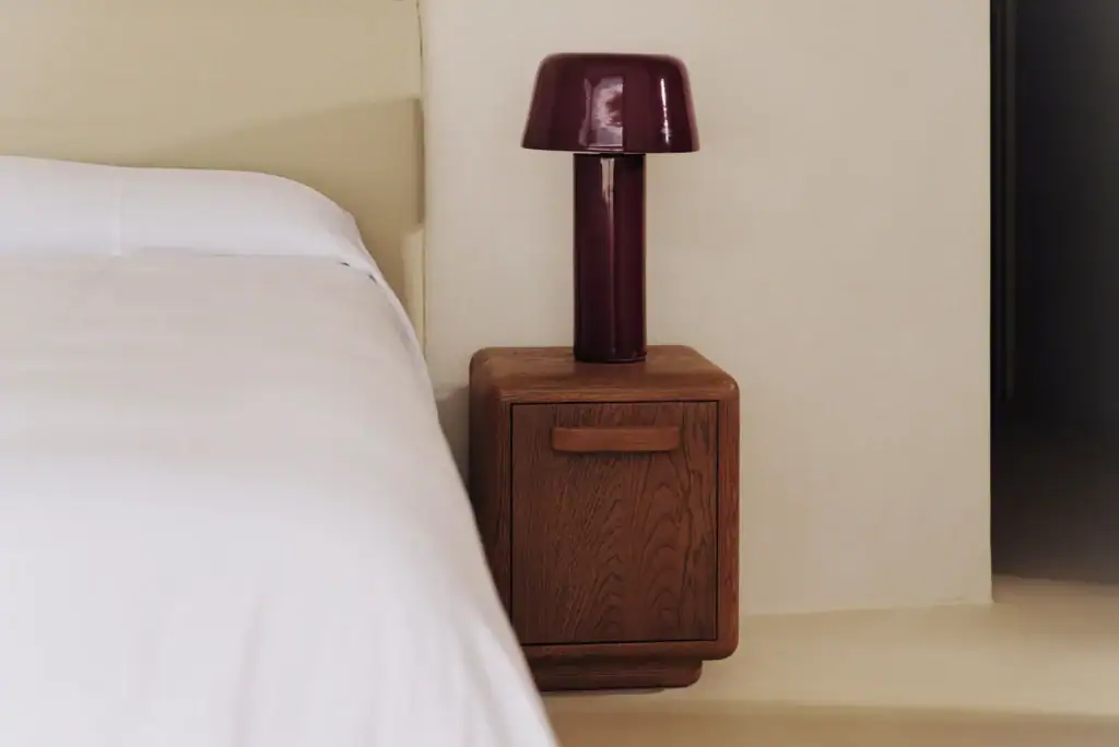 MCM House Plum Stellara Table Lamp