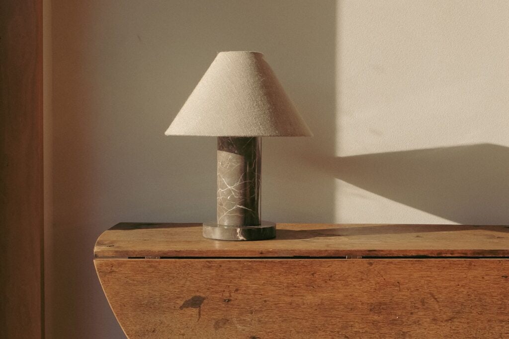 MCM House Khaki Brown Paton Table Lamp