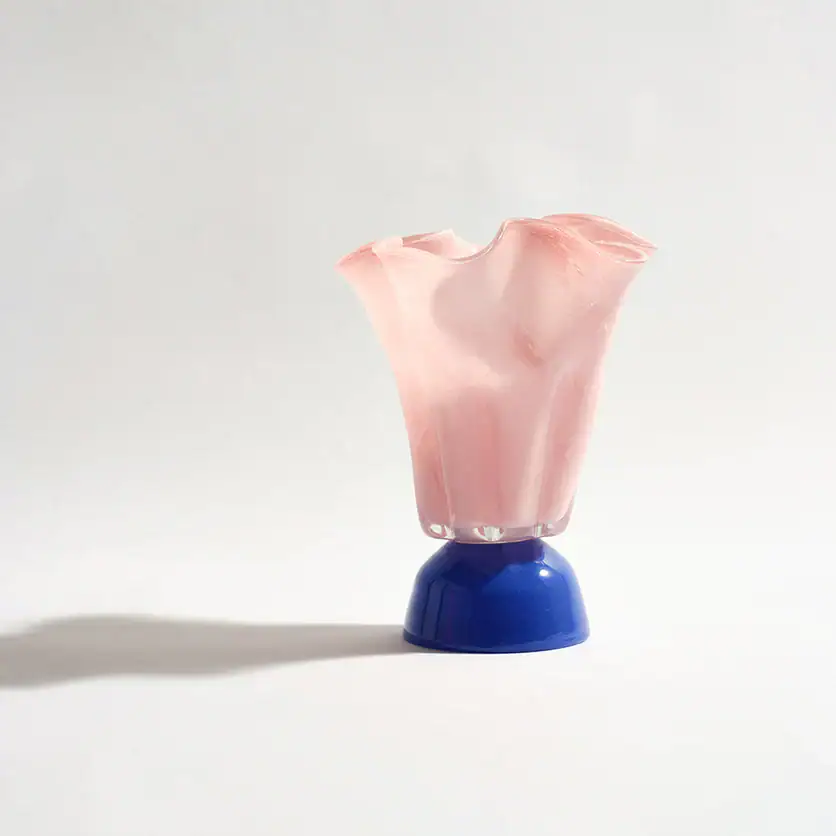 Jumbled Valentina Vase in Mauve 