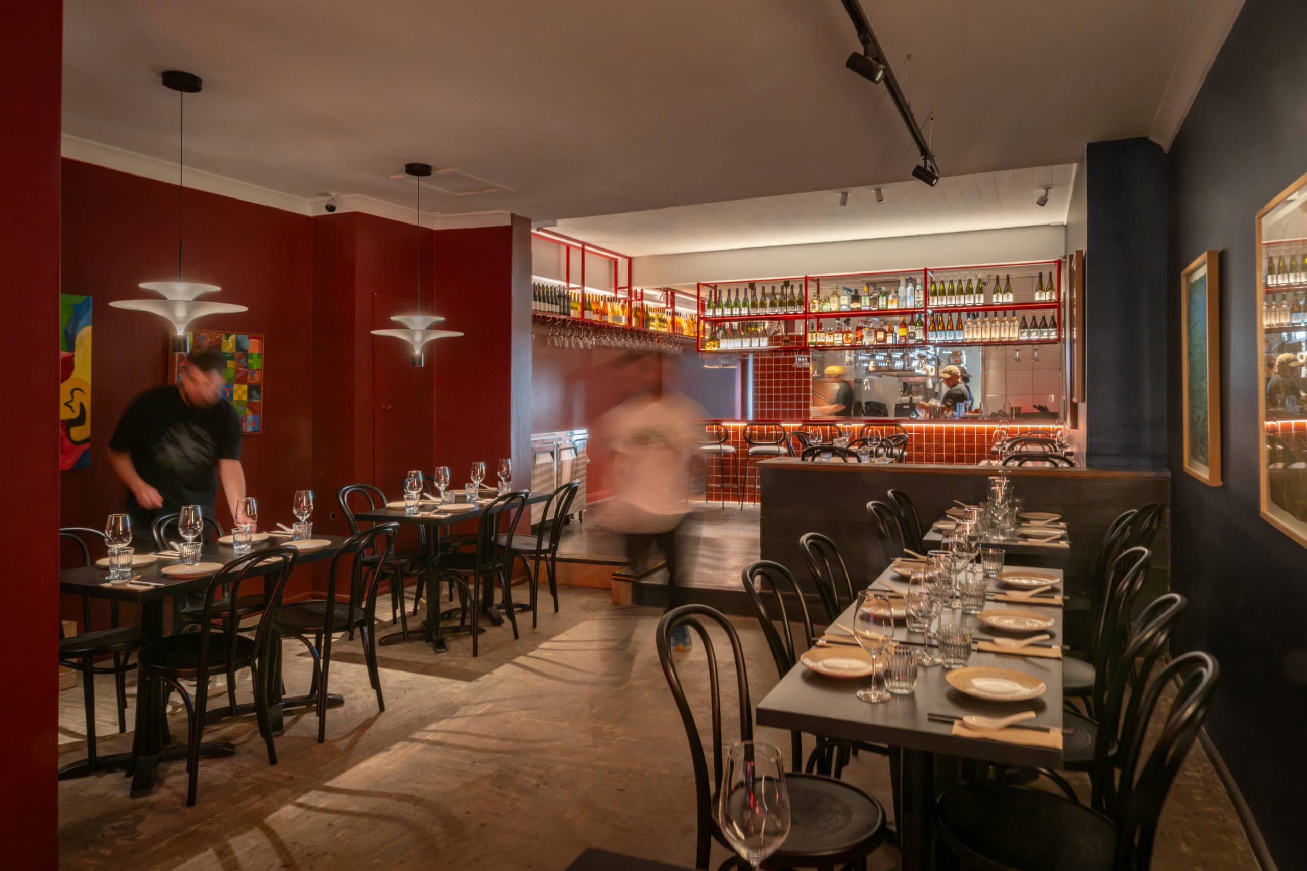 Dining room and bar interior at Lucky You Darling Darlinghurst Sydney