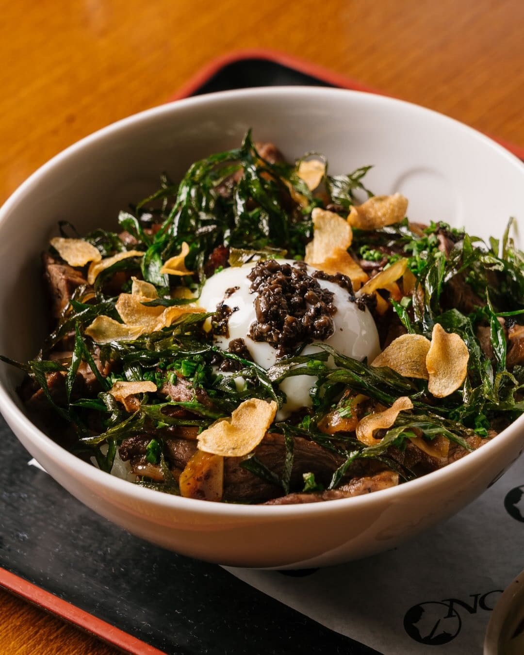 A bowl of donburi at Nobu in Barangaroo.