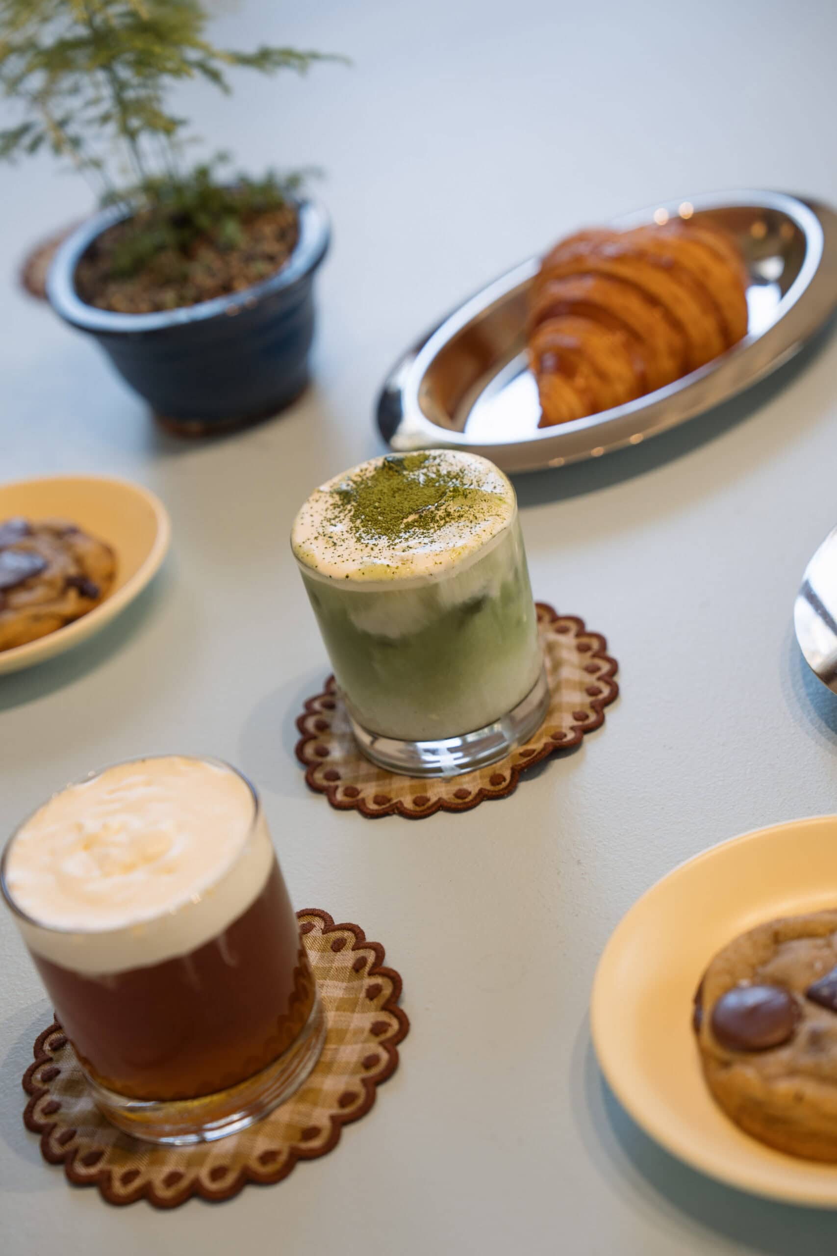 A selection of speciality drinks at Mesa Haus in Brisbane.