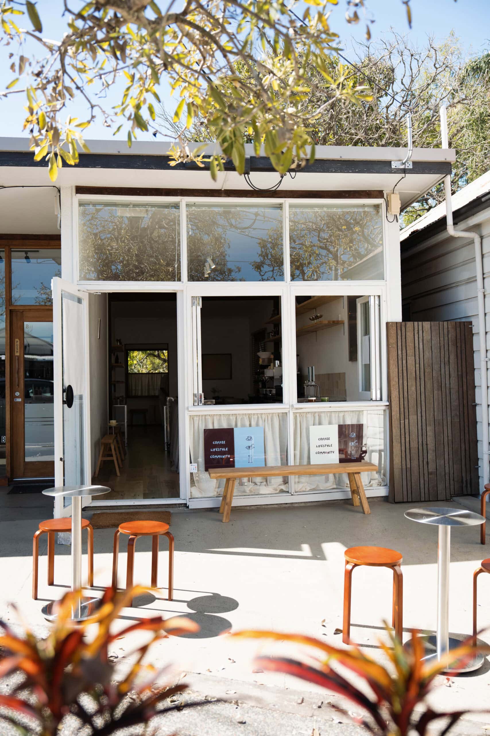 The exterior of Mesa Haus in Brisbane.