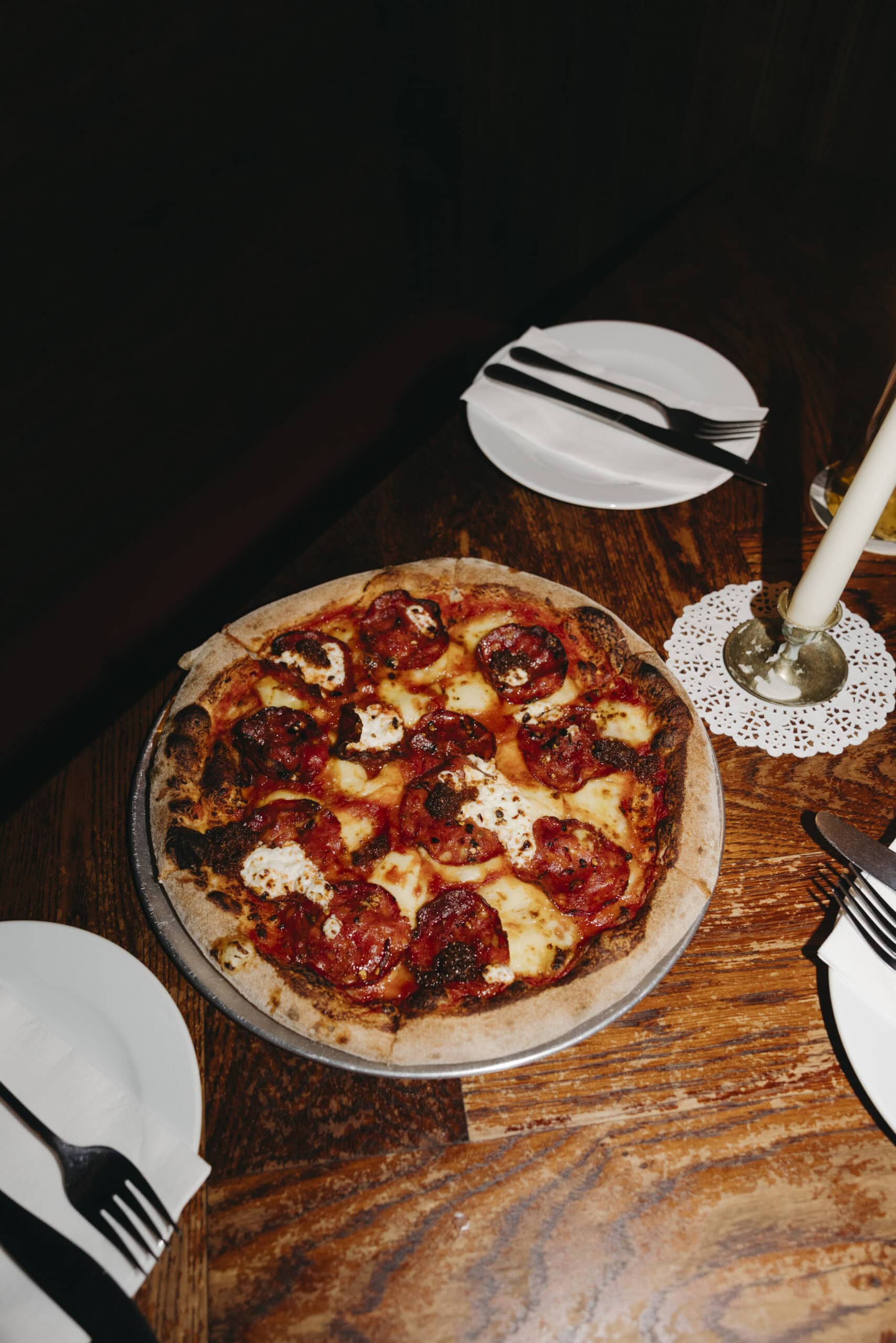 Netflix and Chilli pizza at Pocket Pizza Sydney