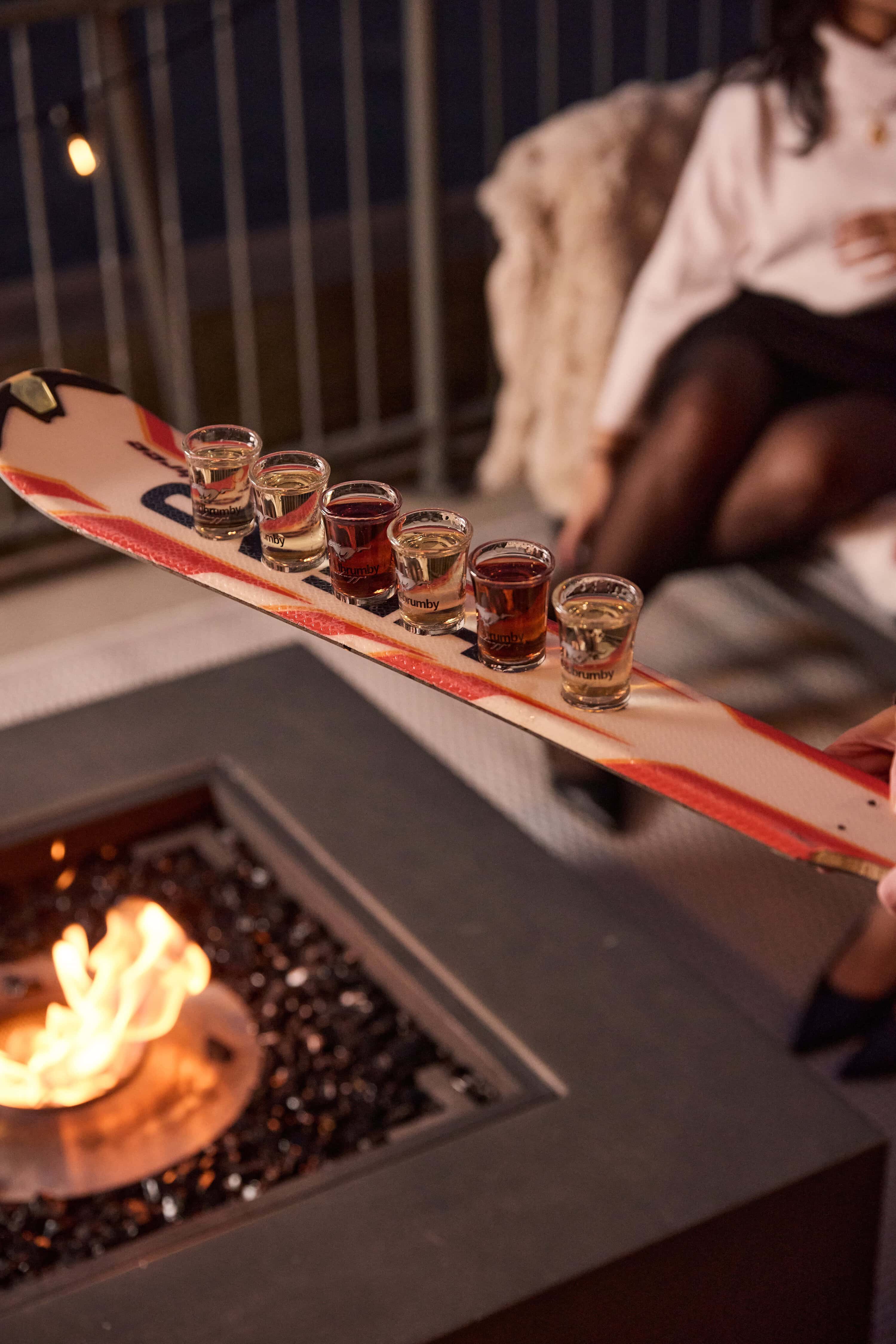 Wildbrumby schnapps flight on ski at Après Harbour Pier One Sydney Harbour Dawes Point