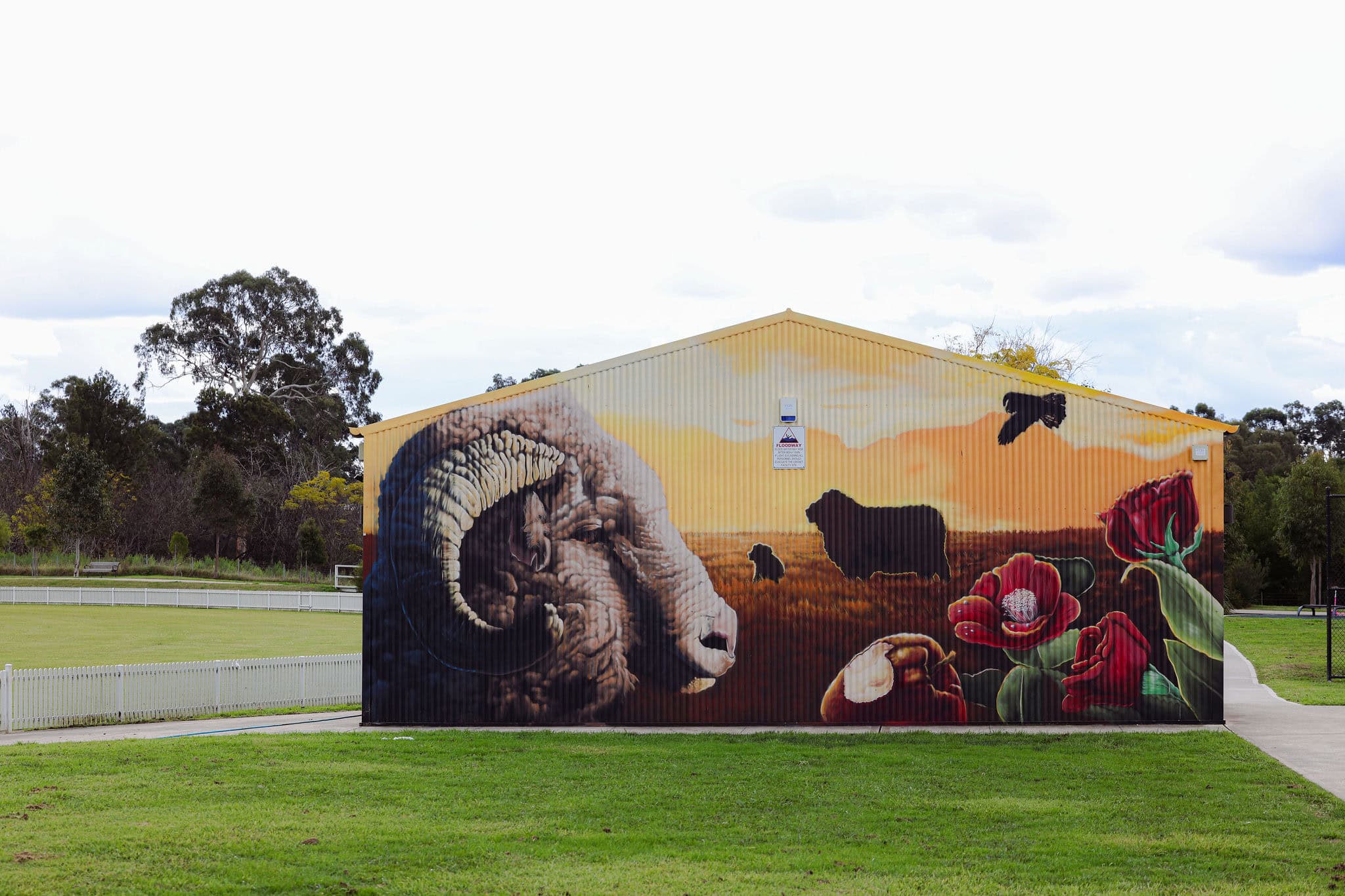 Mural in Camden, NSW
