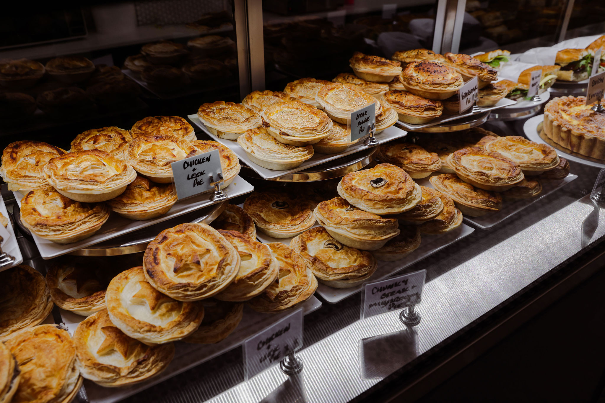 Pies from Saint Nicks, Camden, NSW