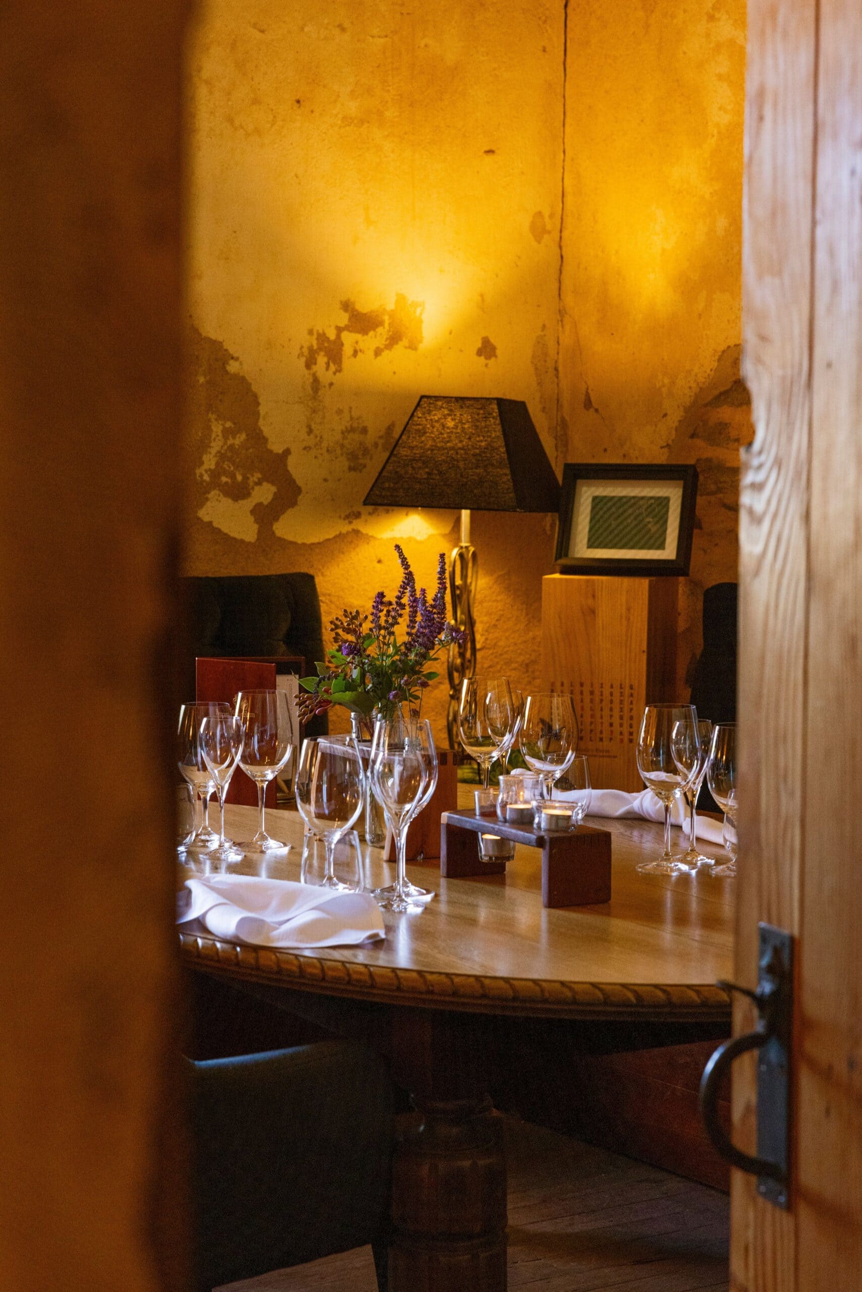 Dining area at Hentley Farm restaurant in South Australia.