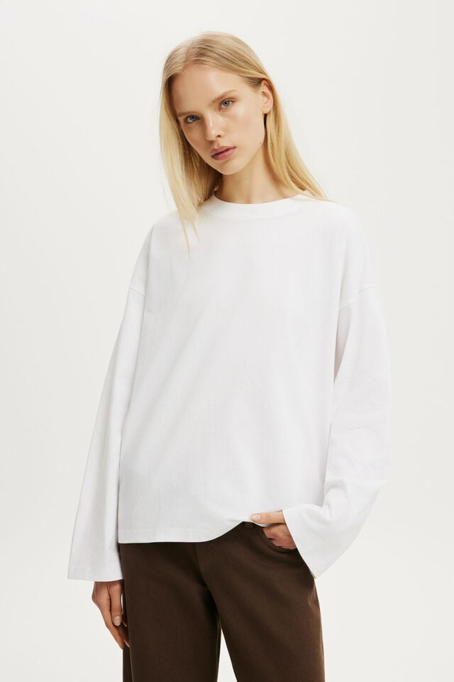 Cotton On Boxy Long Sleeve Top