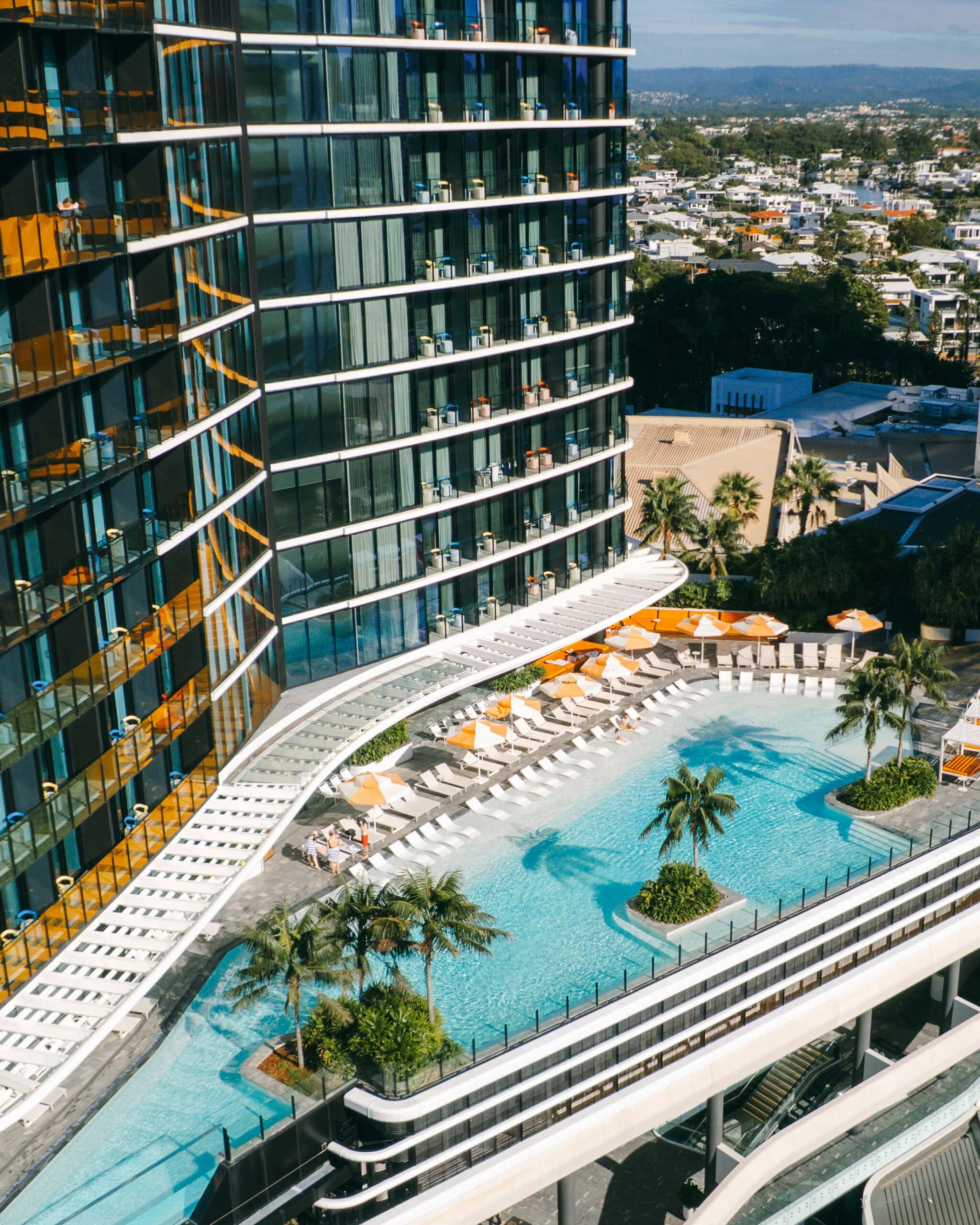 Dorsett x Adriana Maria -2 birds eye view of the pool at dorsett gold coast