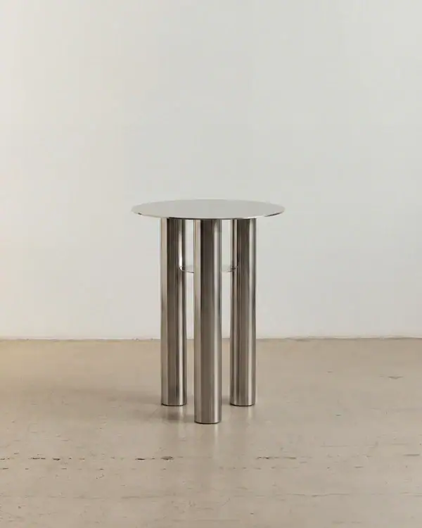 Fleur Studios Oslo Stainless Steel Side Table