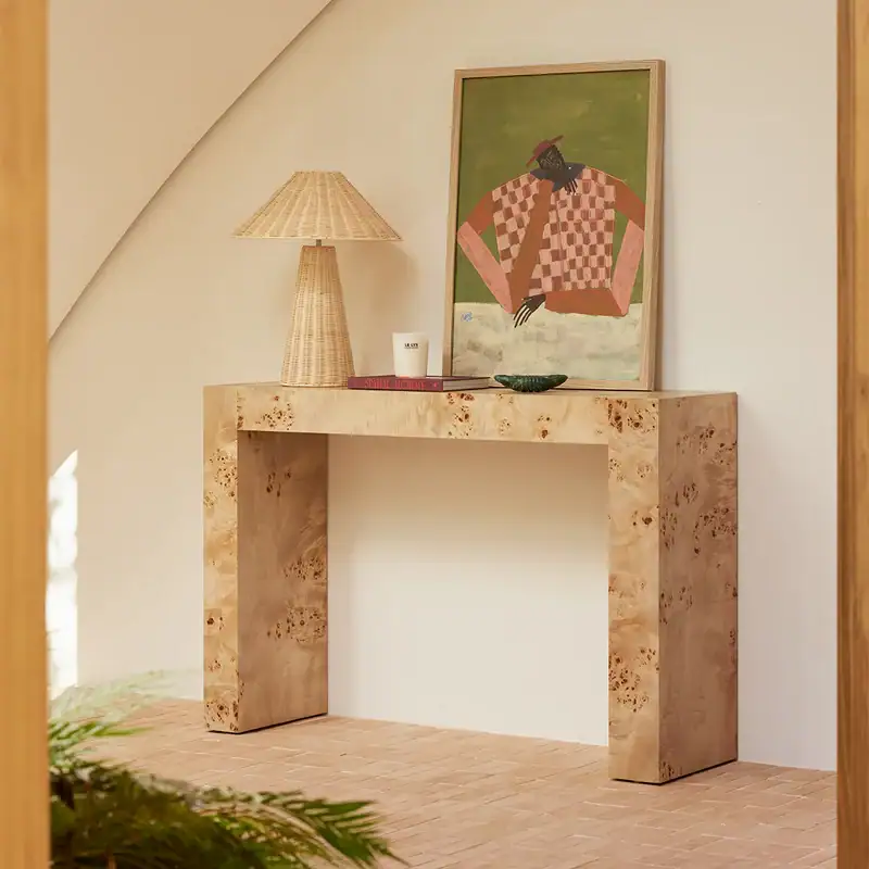 Life Interiors Valentina Burlwood Console