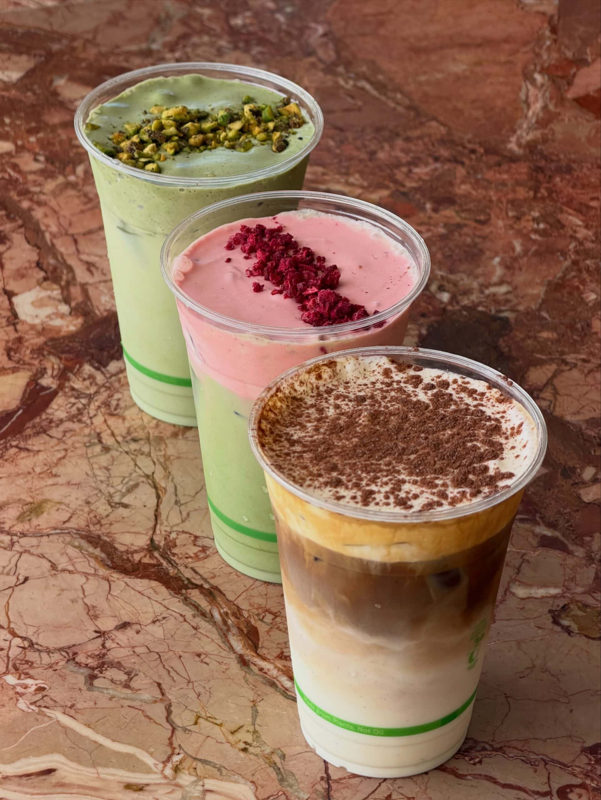 cold foam coffees and matcha at merewether surhouse in newcastle
