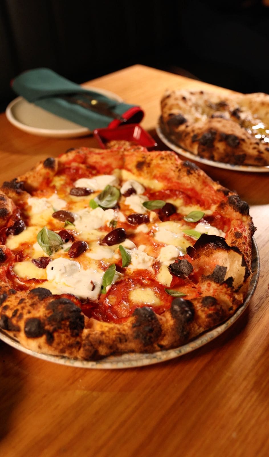 Pizza from Est Ovest inn Adelaide.