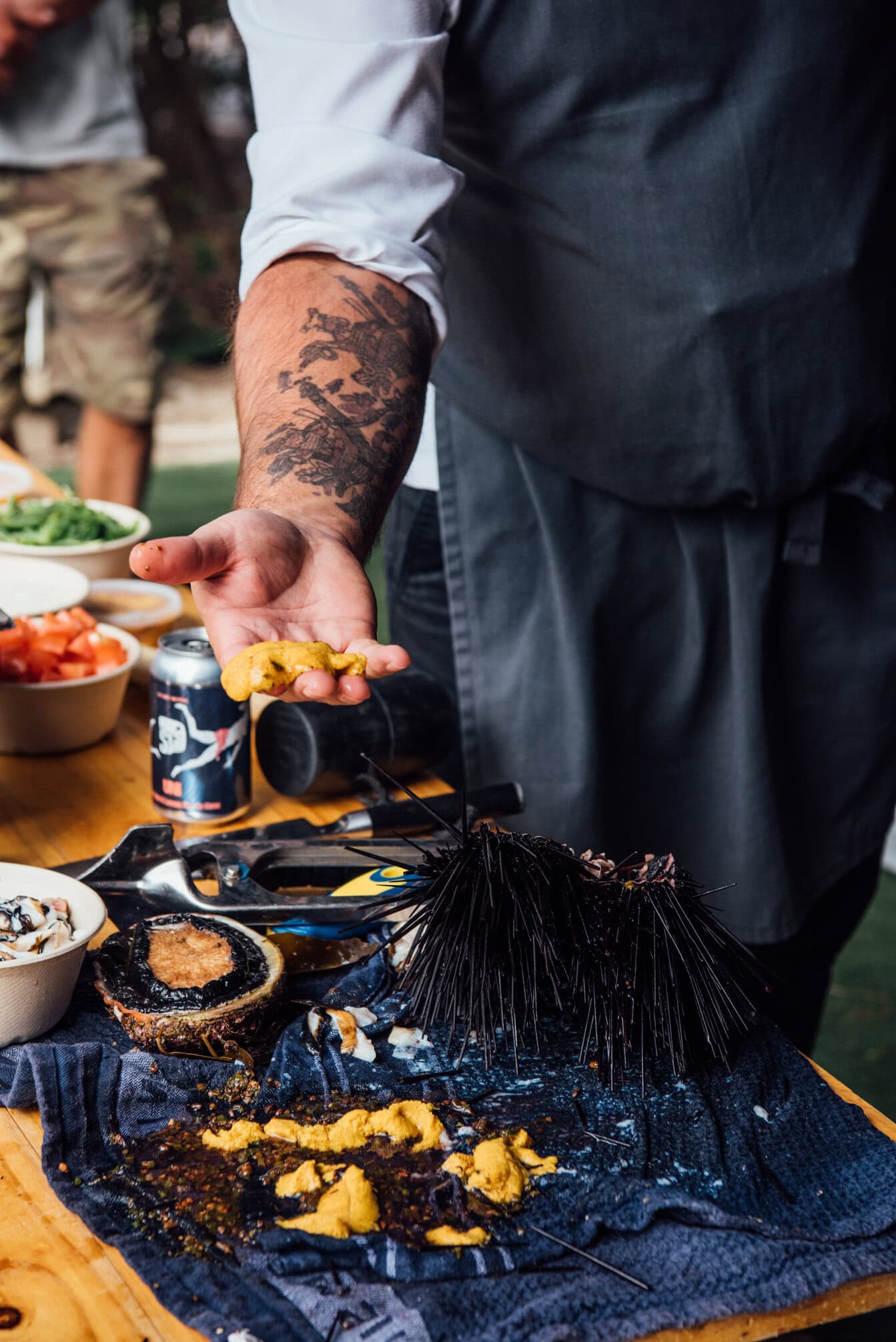 Sea Urchin at the Wild Harvest Seafood Festival
