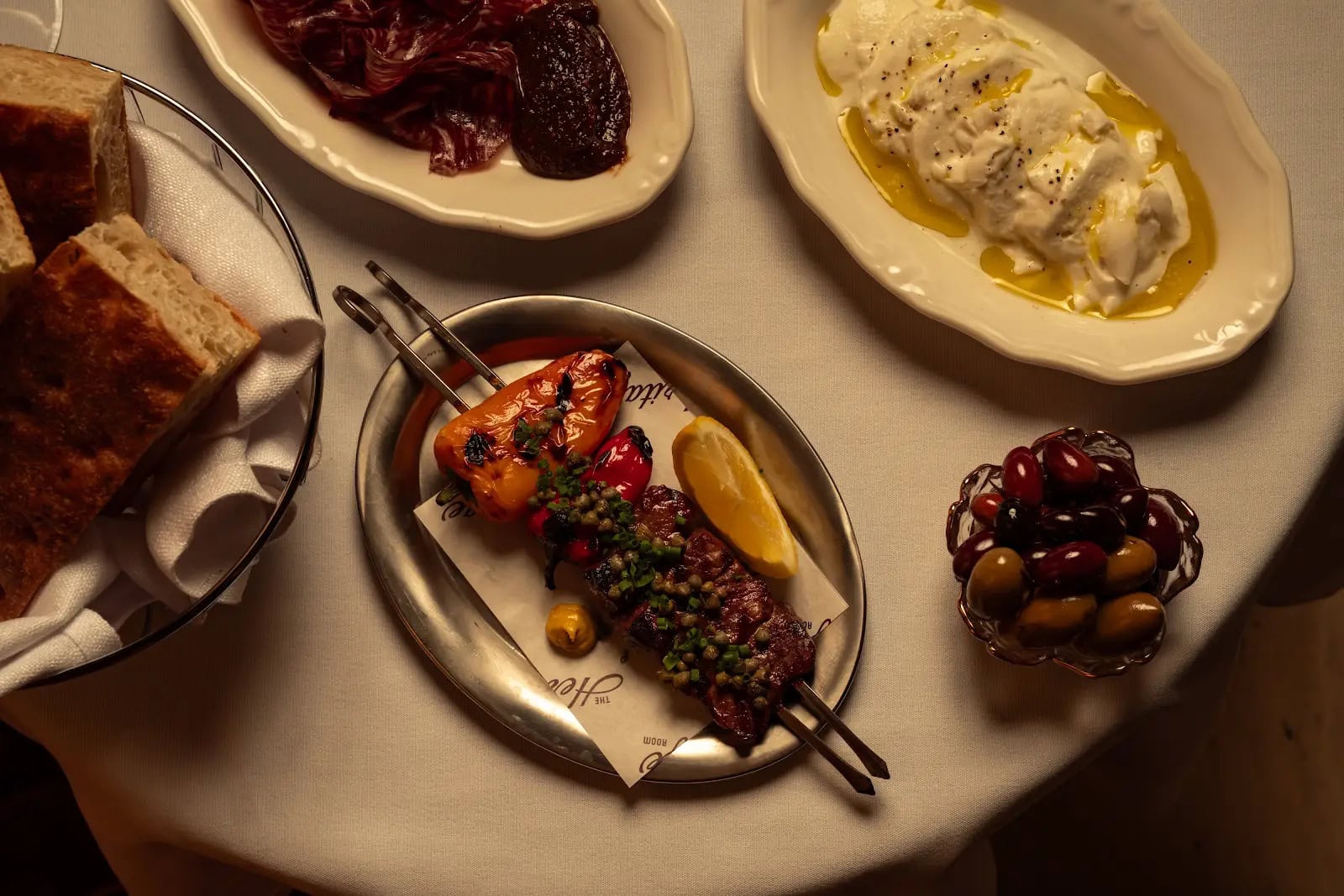 Antipasti spread at The Heritage Room Martin Place Sydney