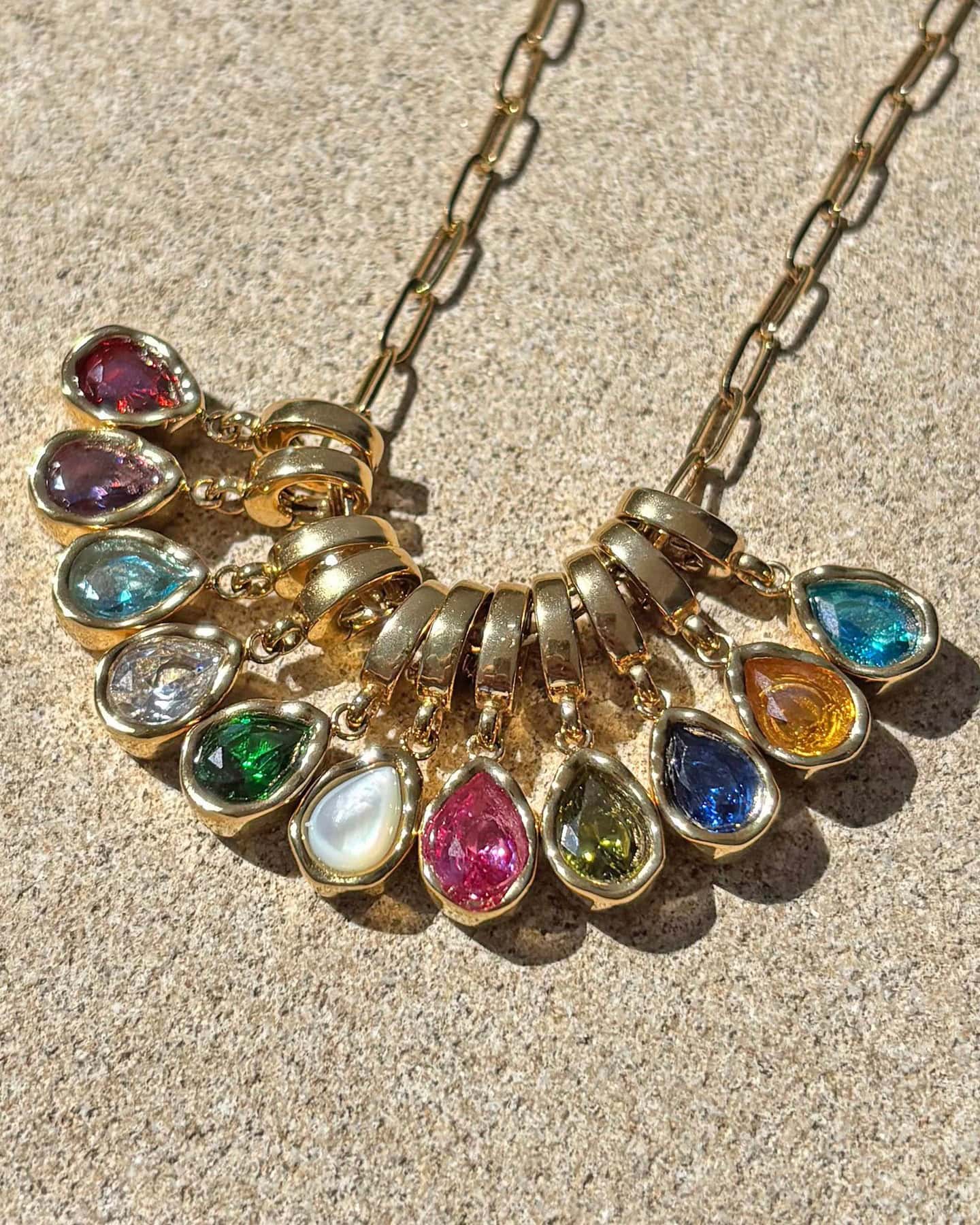 Arms Of Eve gemstone charm necklace at Bondi jewellery sale