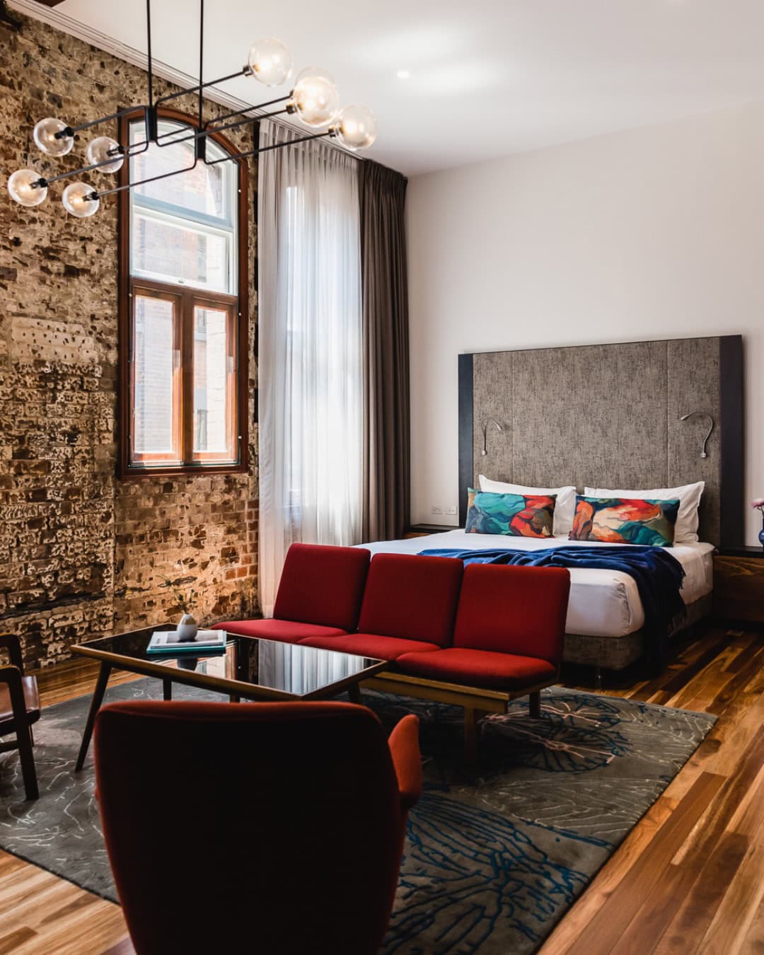 A suite at The Old Clare Hotel in Sydney.