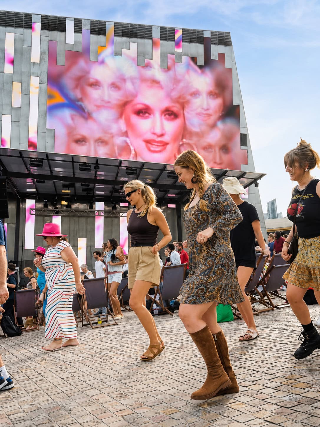 dolly parton fed square melbourne