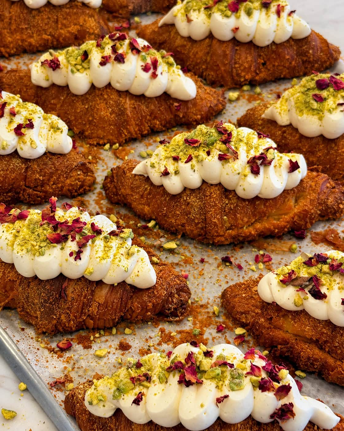 creme de la creme spotswood knafeh croissant