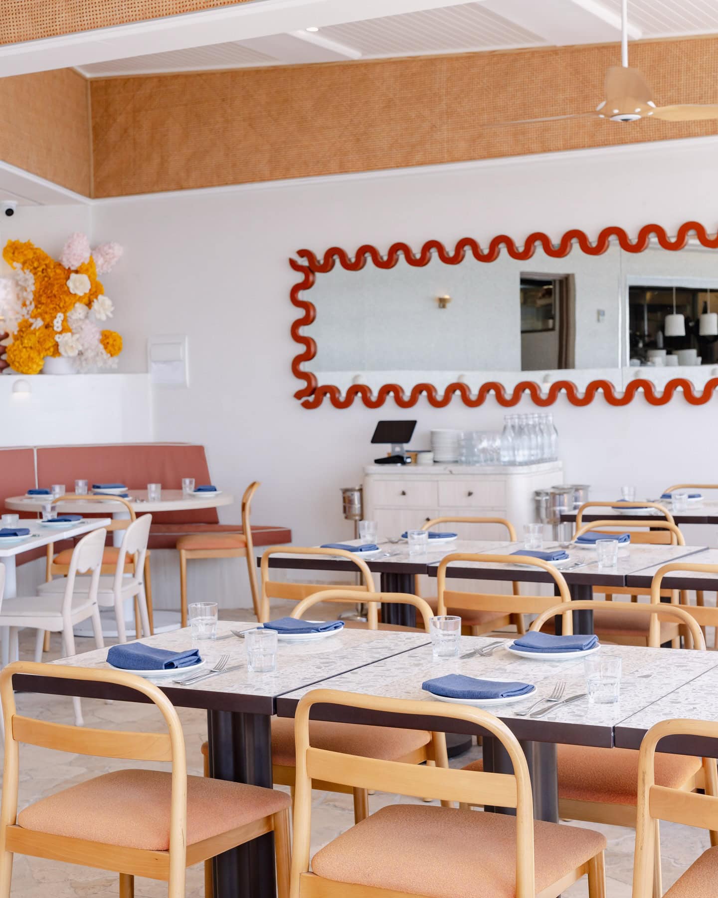 The dining room at Bobbys in Cronulla.