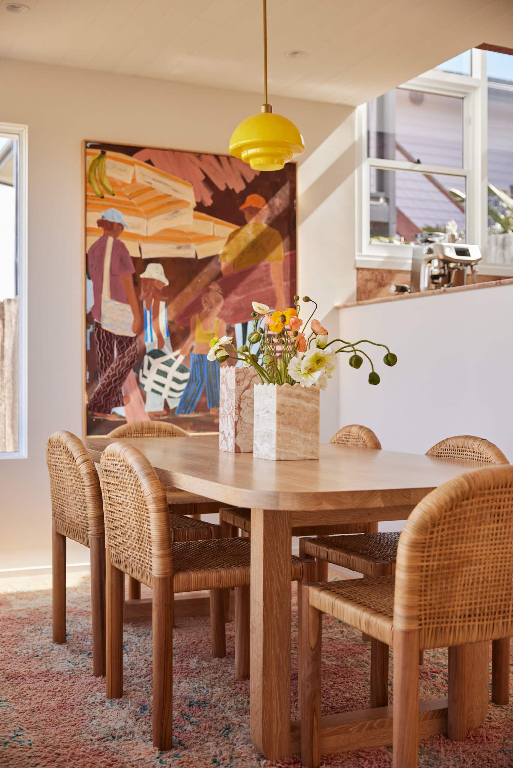 The dining room at Chante Mer in Mollymook.