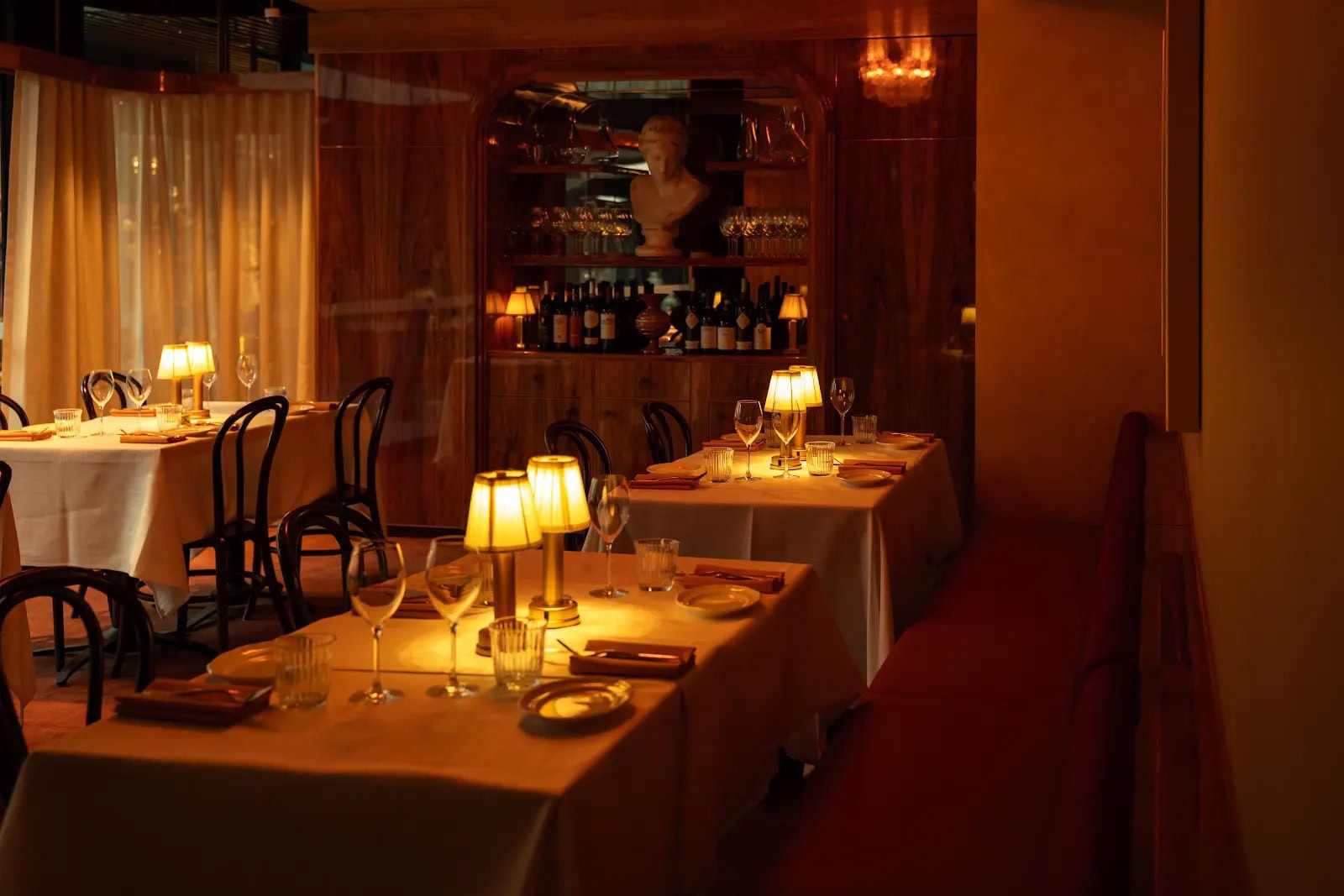 Dining room interior at The Heritage Room Martin Place Sydney