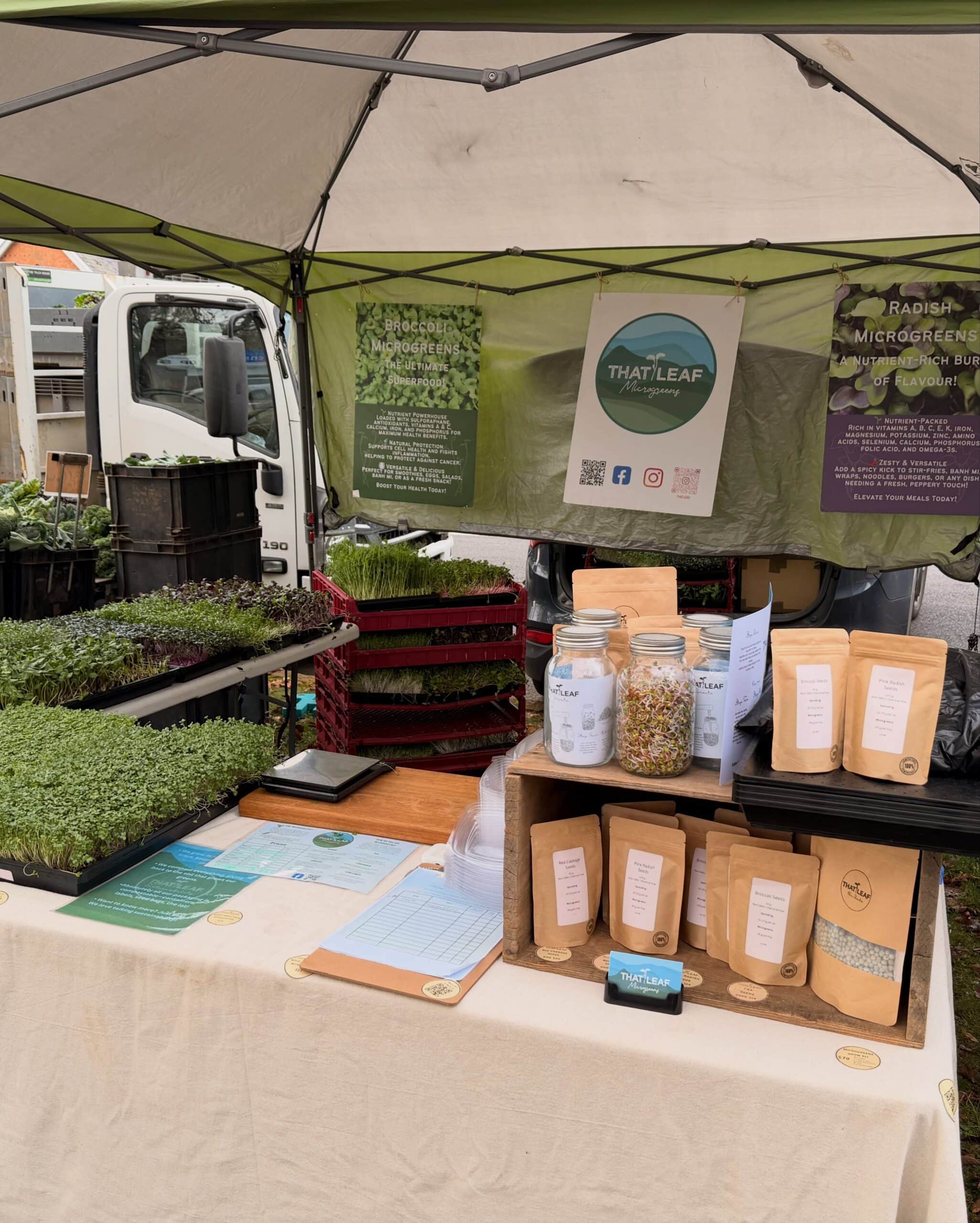 a stall at eltham farmers market melbourne nillumbik shire