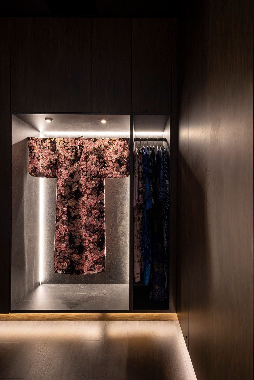 Kimono changing room interior at Tokyo Head Spa Sydney