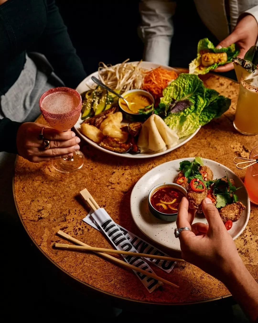 Share plates and cocktails at Chin Chin Manly Sydney
