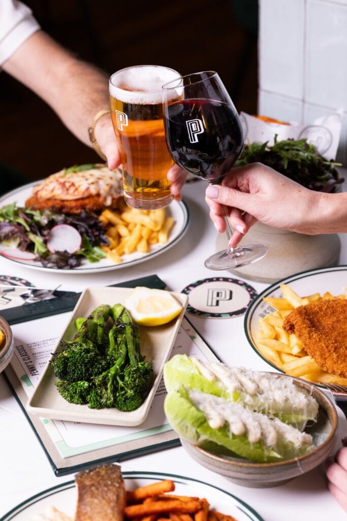 Shared plates and drinks at Penny's Hotel Potts Point Sydney