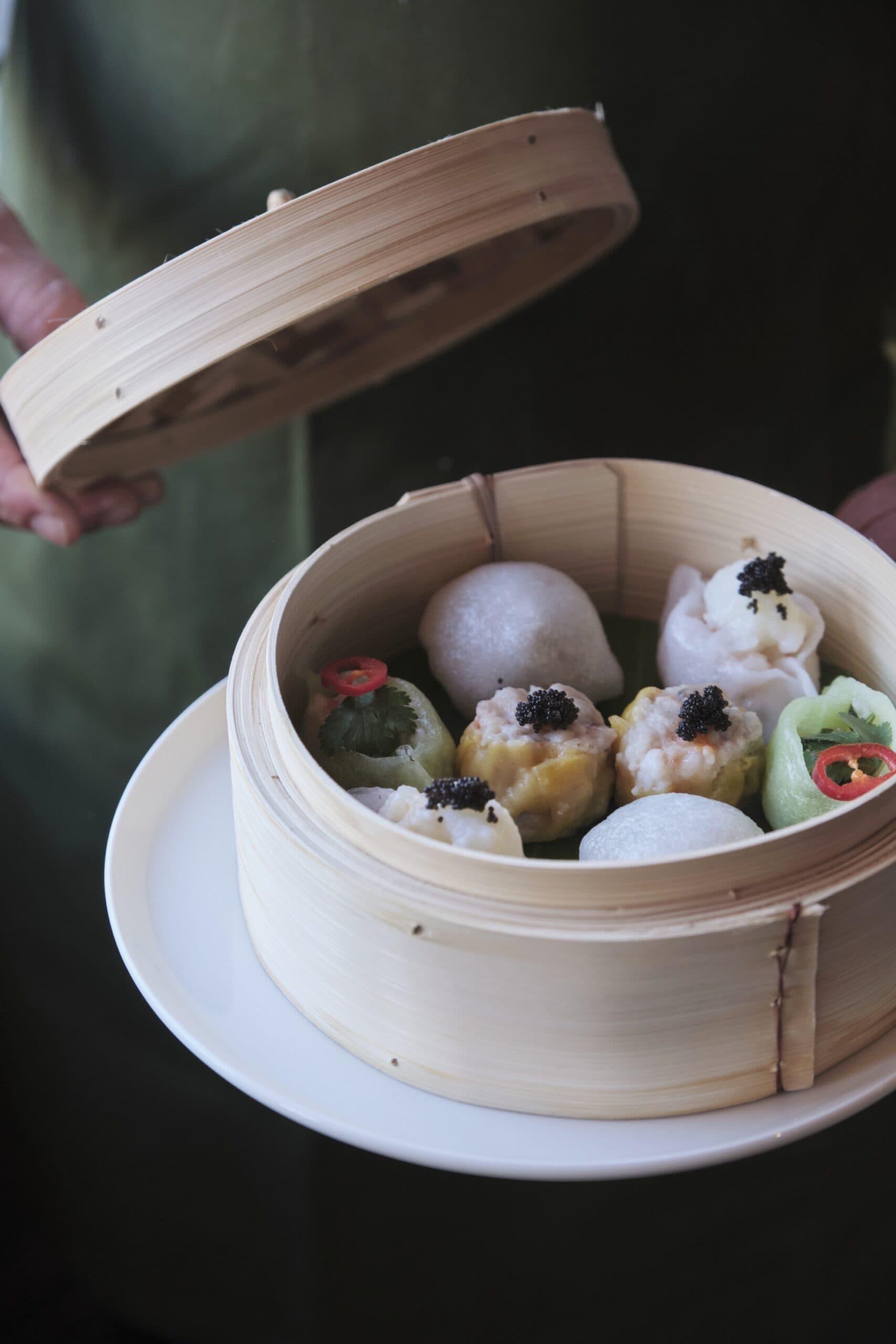 Signature dim sum platter at Stanley Manly Wharf Manly Sydney