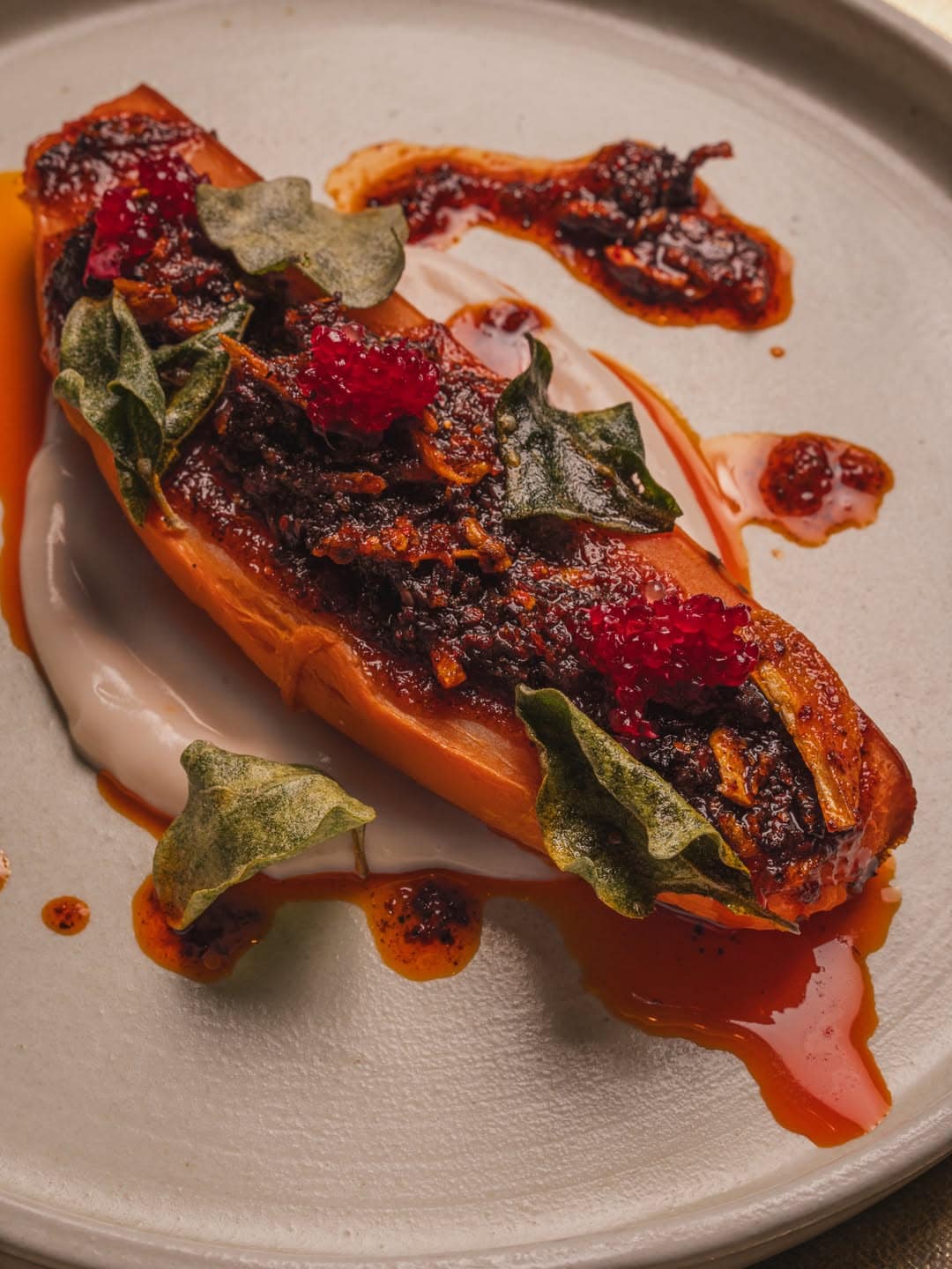 A sweet potato dish at Yellow in Potts Point.