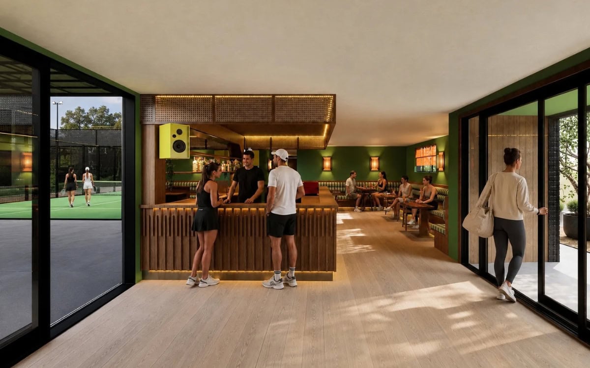 Tribe Padel & Wellness Adelaide renders.