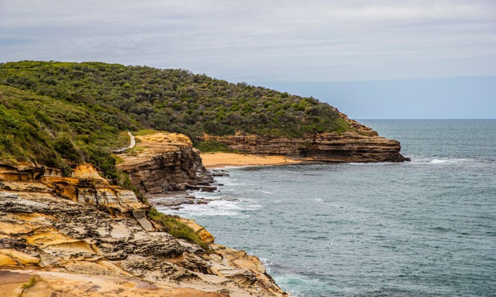 Bullimah Beach located along the Bouddi Coastal Walk on the Central Coast.