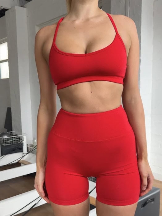 Estroni Merino Sports Bra - Crossback