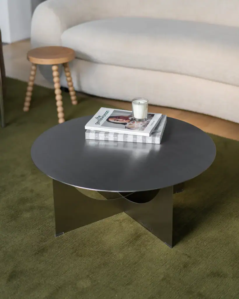 Fleur Studios Palermo Stainless Steel Coffee Table