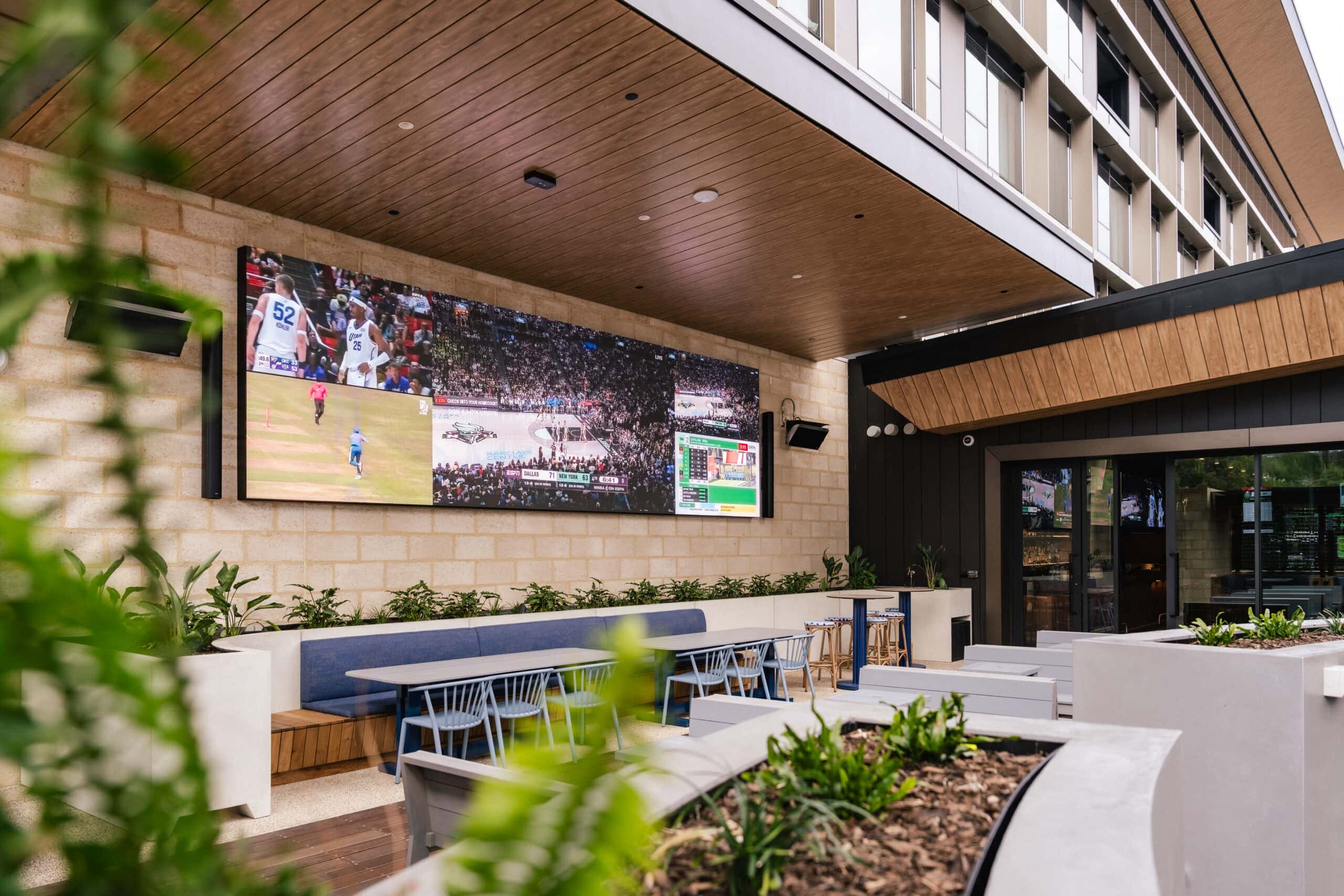 Sideline Sports Bar at Hotel Panorama in Adelaide.