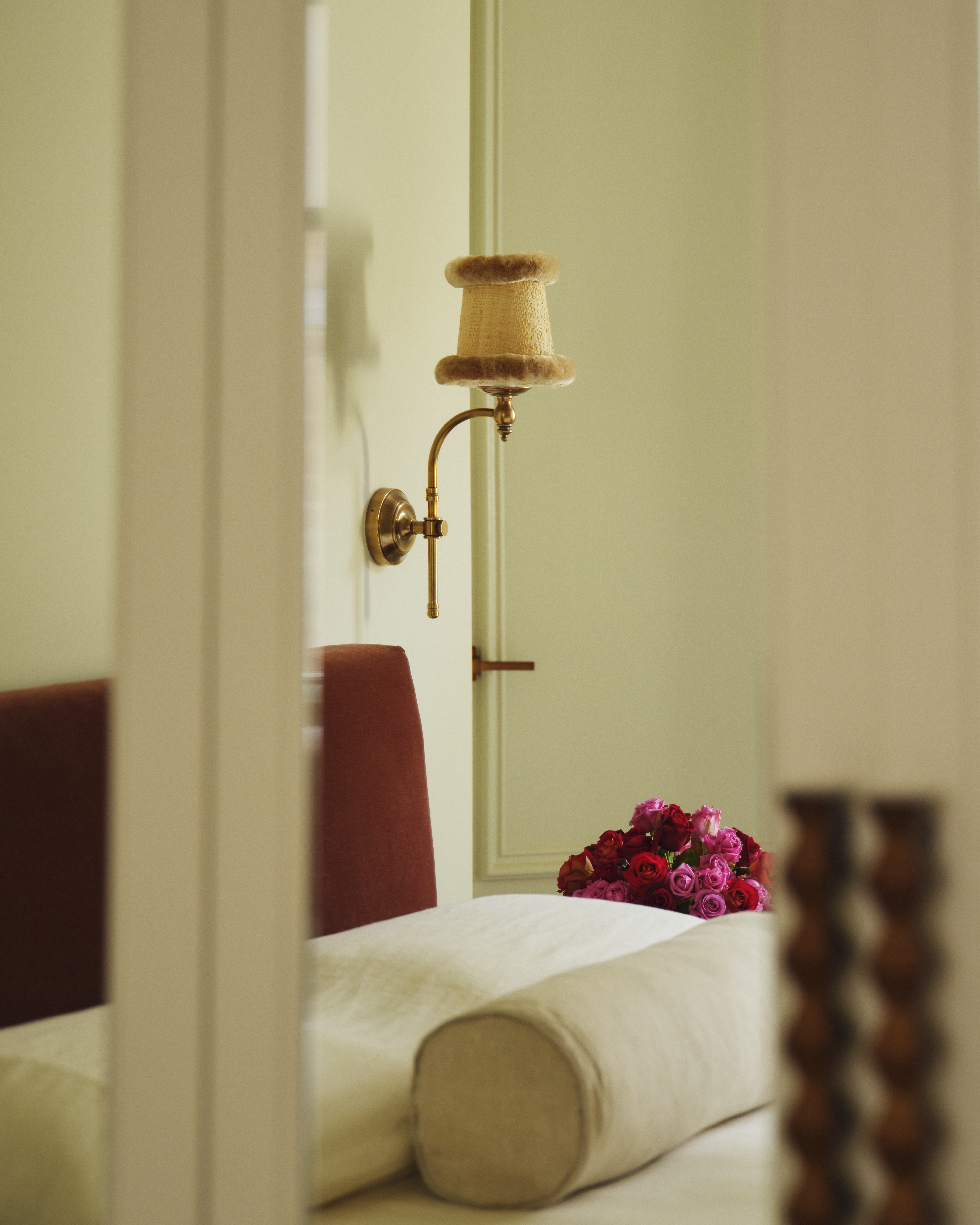 wall light in Shona McElroy's Edgecliff apartment